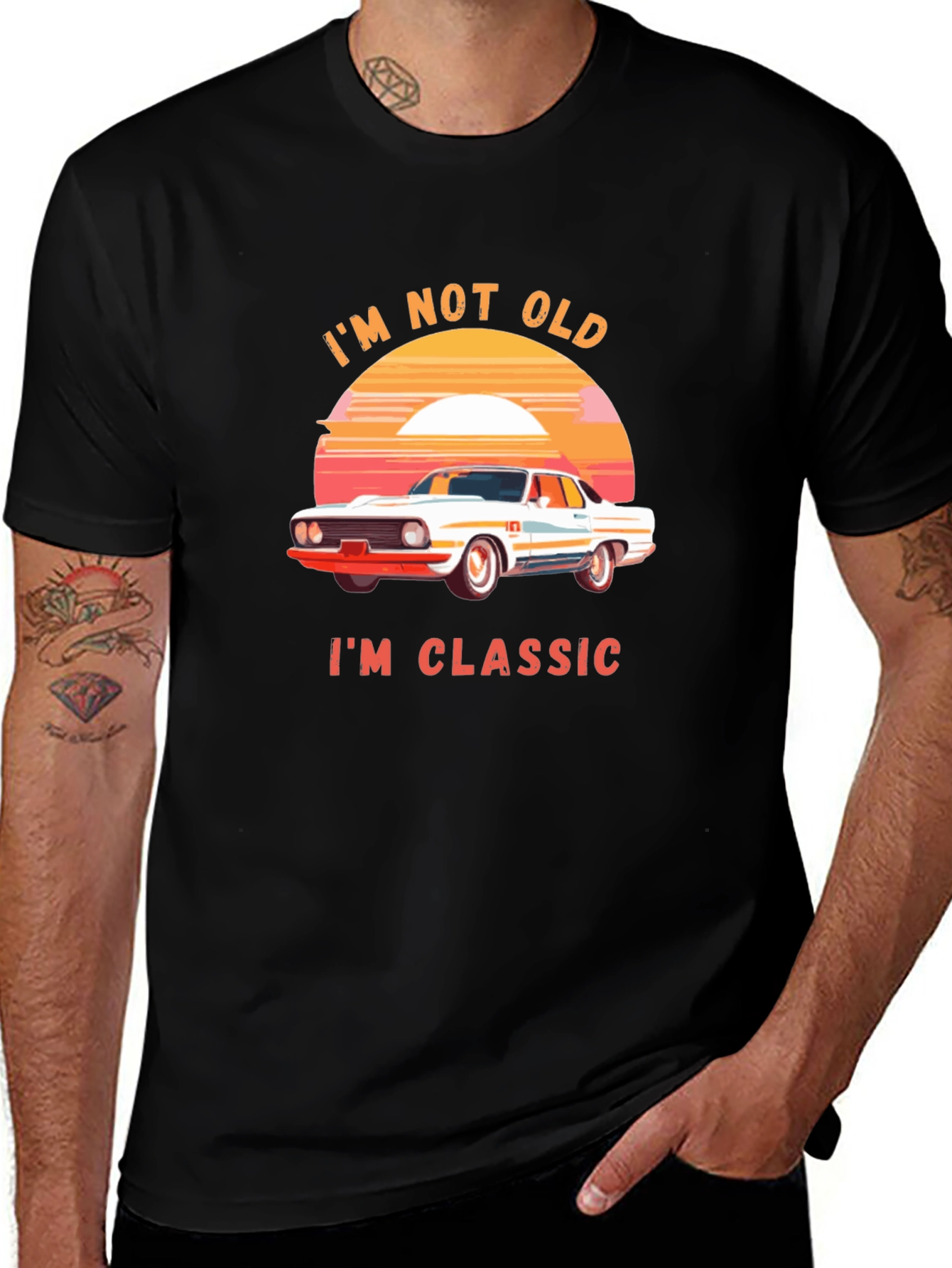 Variant 14 of I'm Not Old I'm Classic Black T-Shirt