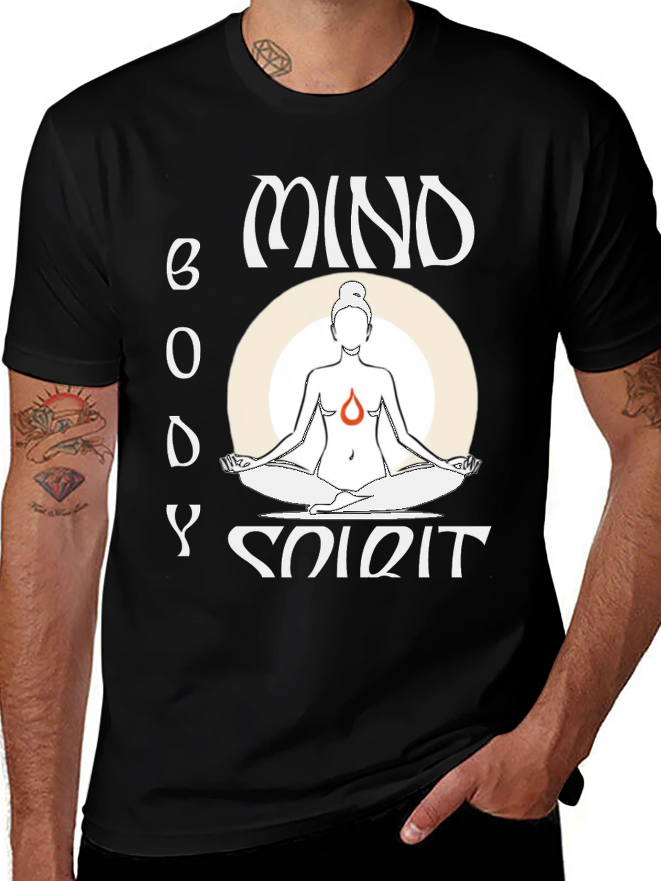 Variant 13 of Mind Body Spirit Yoga T-Shirt