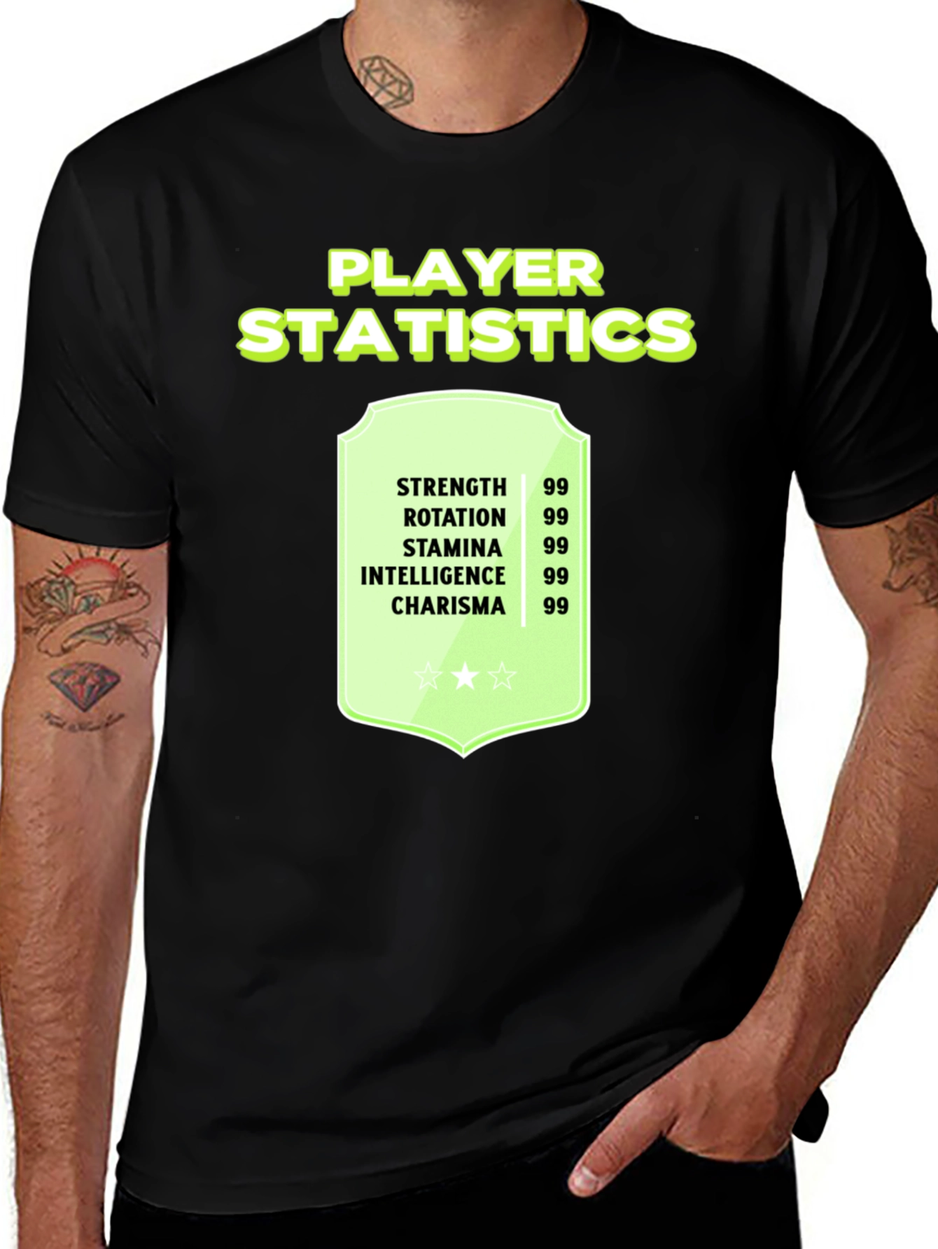 Variant 7 of Player Statistics T-Shirt - Gamer Edition