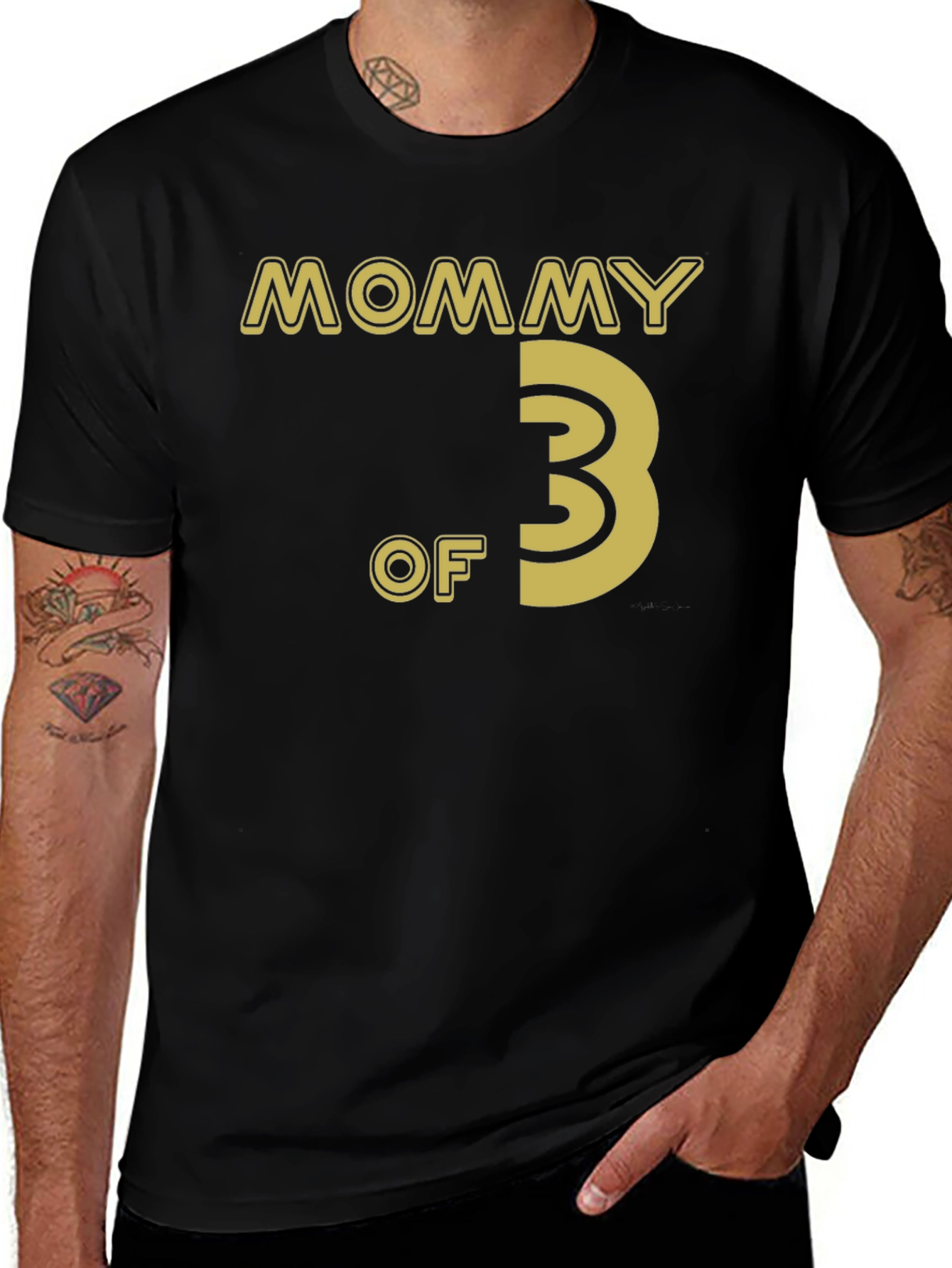 Mommy of 3 T-Shirt - Cute Family Tee