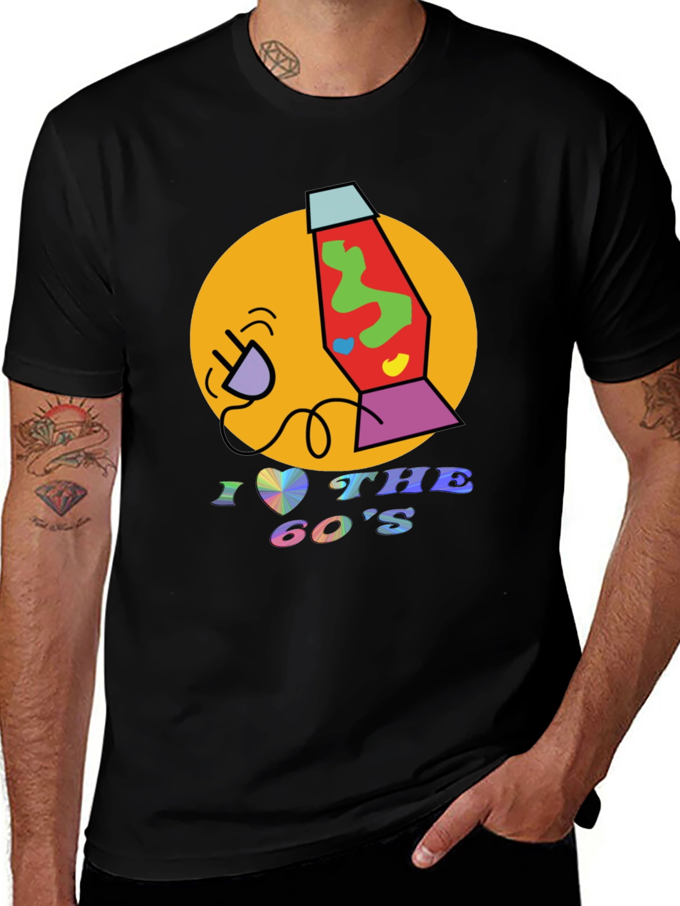 Variant 29 of I Love the 60's T-Shirt