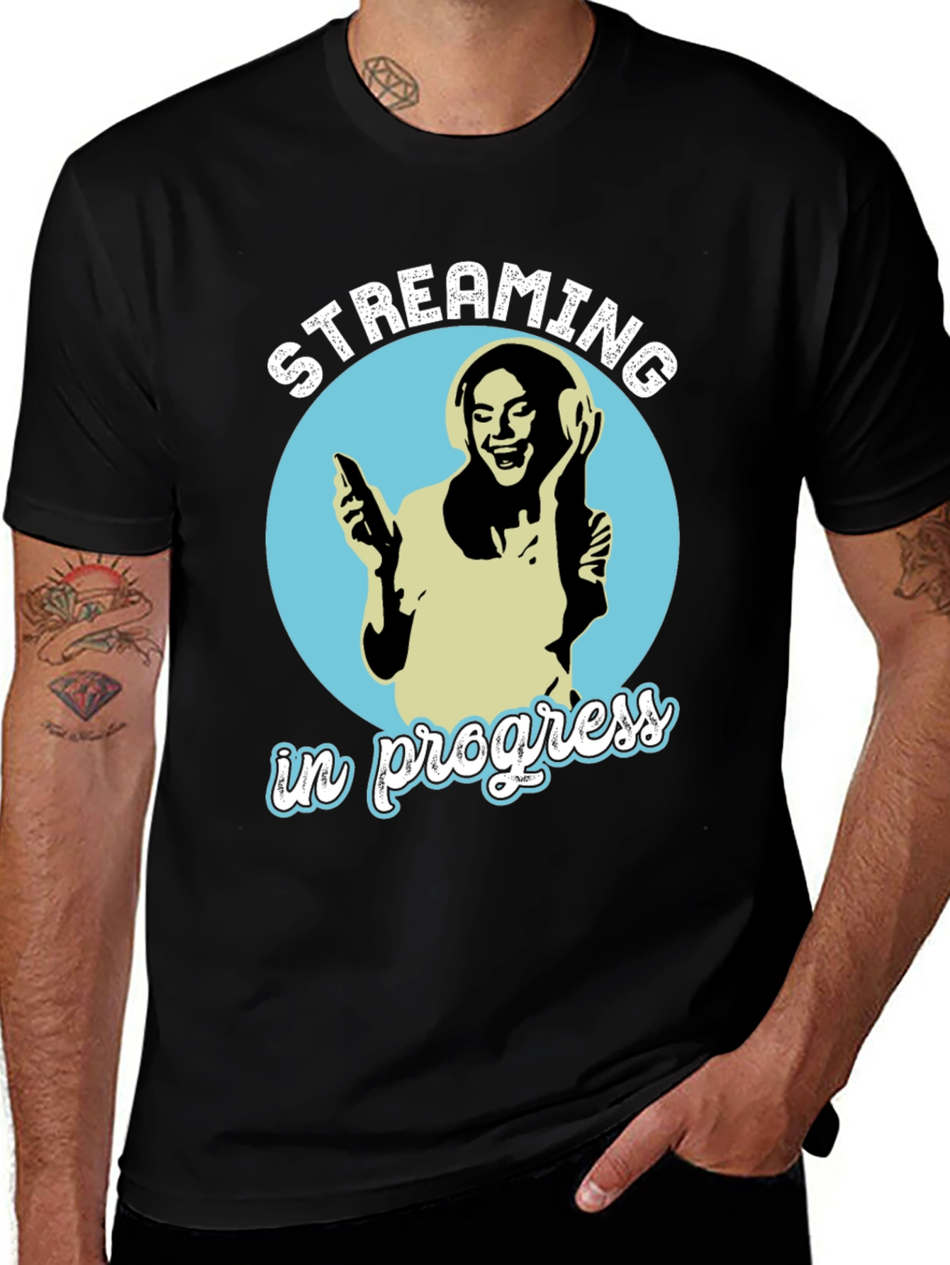 Variant 20 of Streaming In Progress Graphic Tee