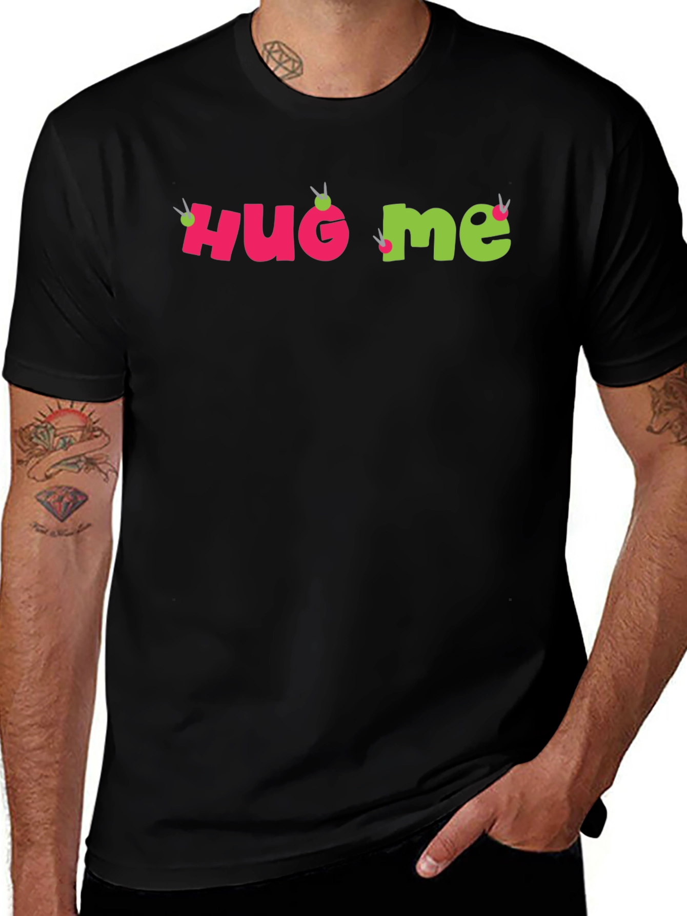 Variant 23 of Hug Me T-Shirt - Funny Novelty Top