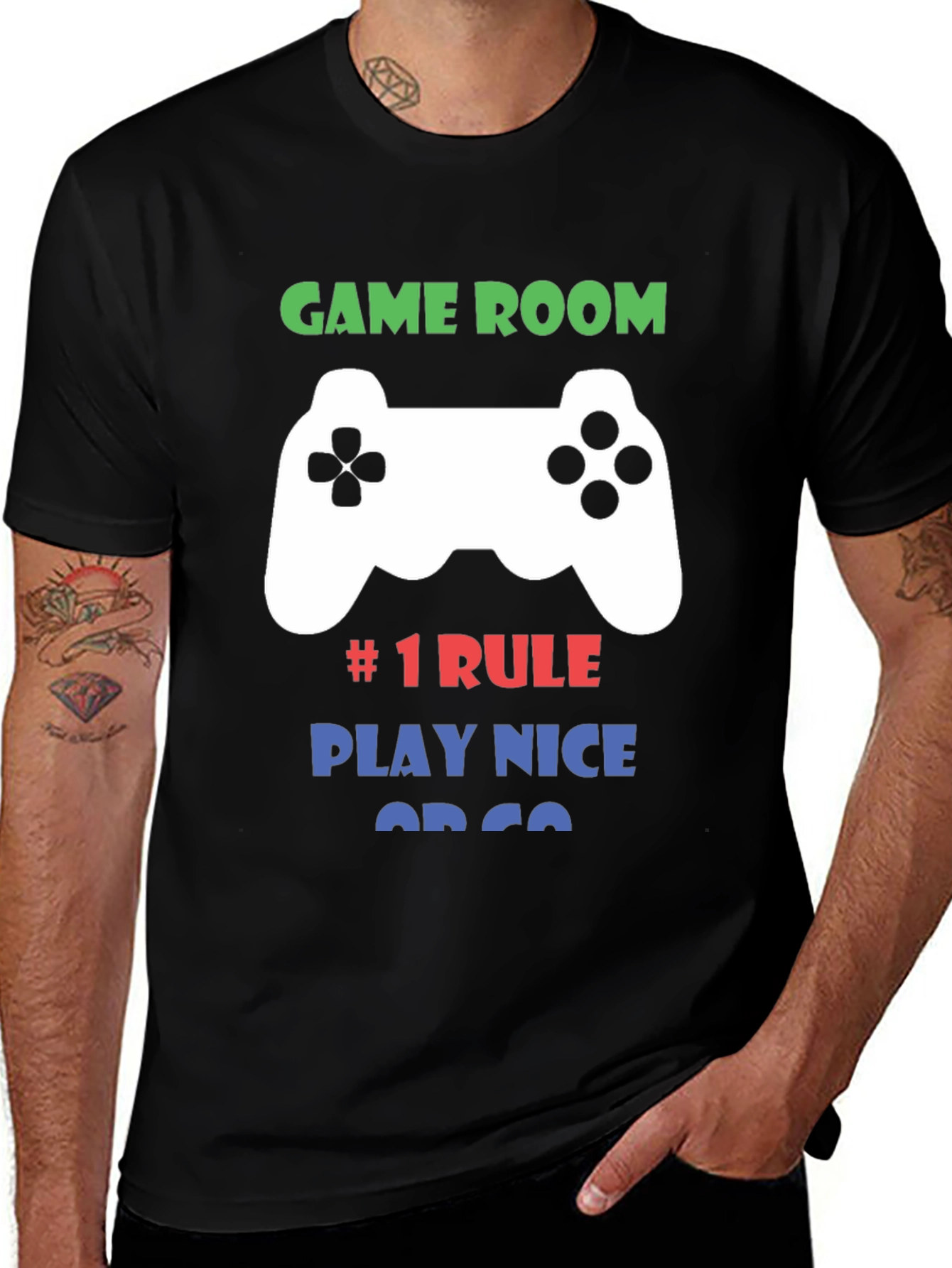 Variant 23 of Game Room T-shirt
