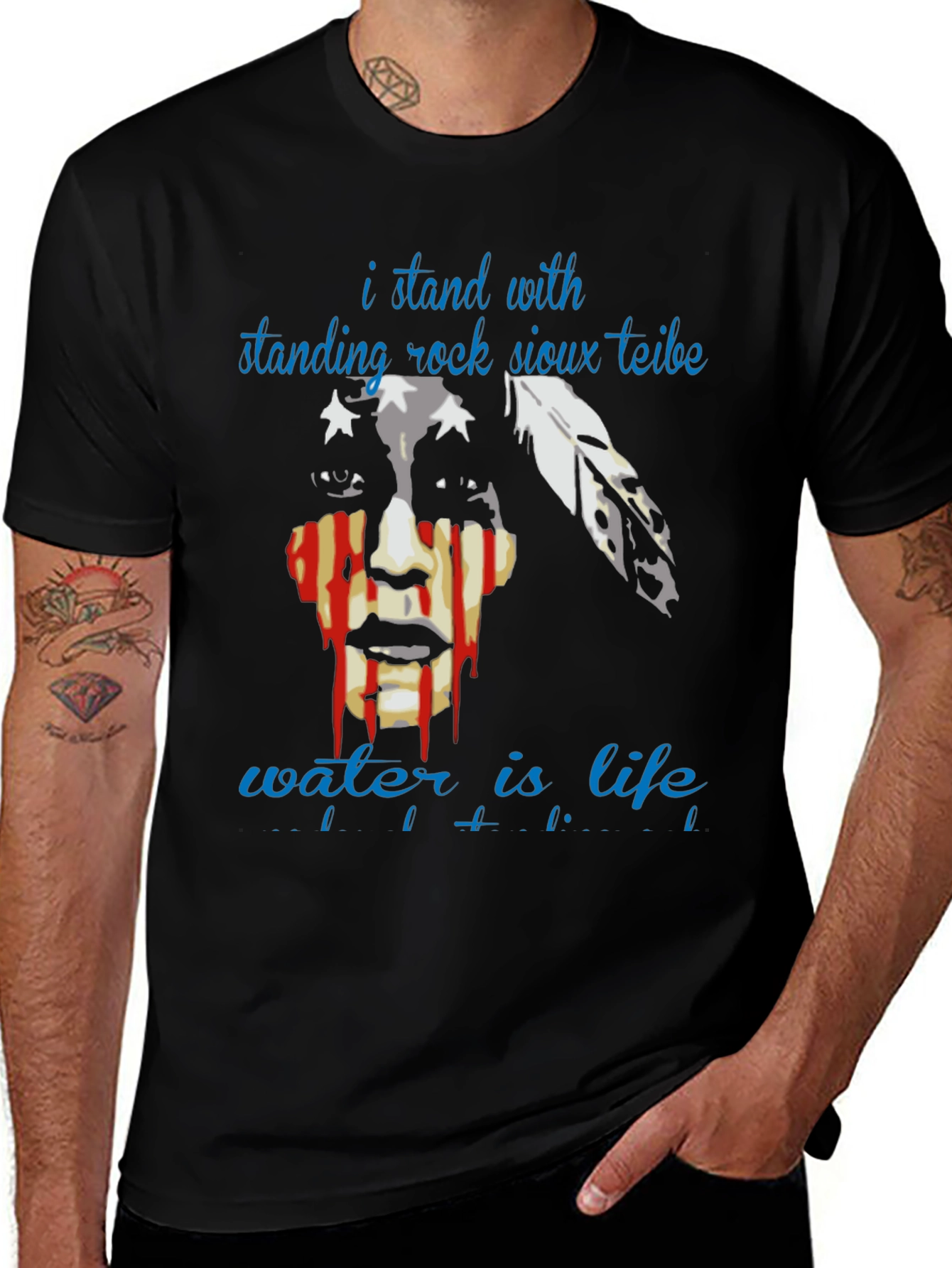 Variant 16 of Standing Rock Sioux Tribe Graphic T-Shirt