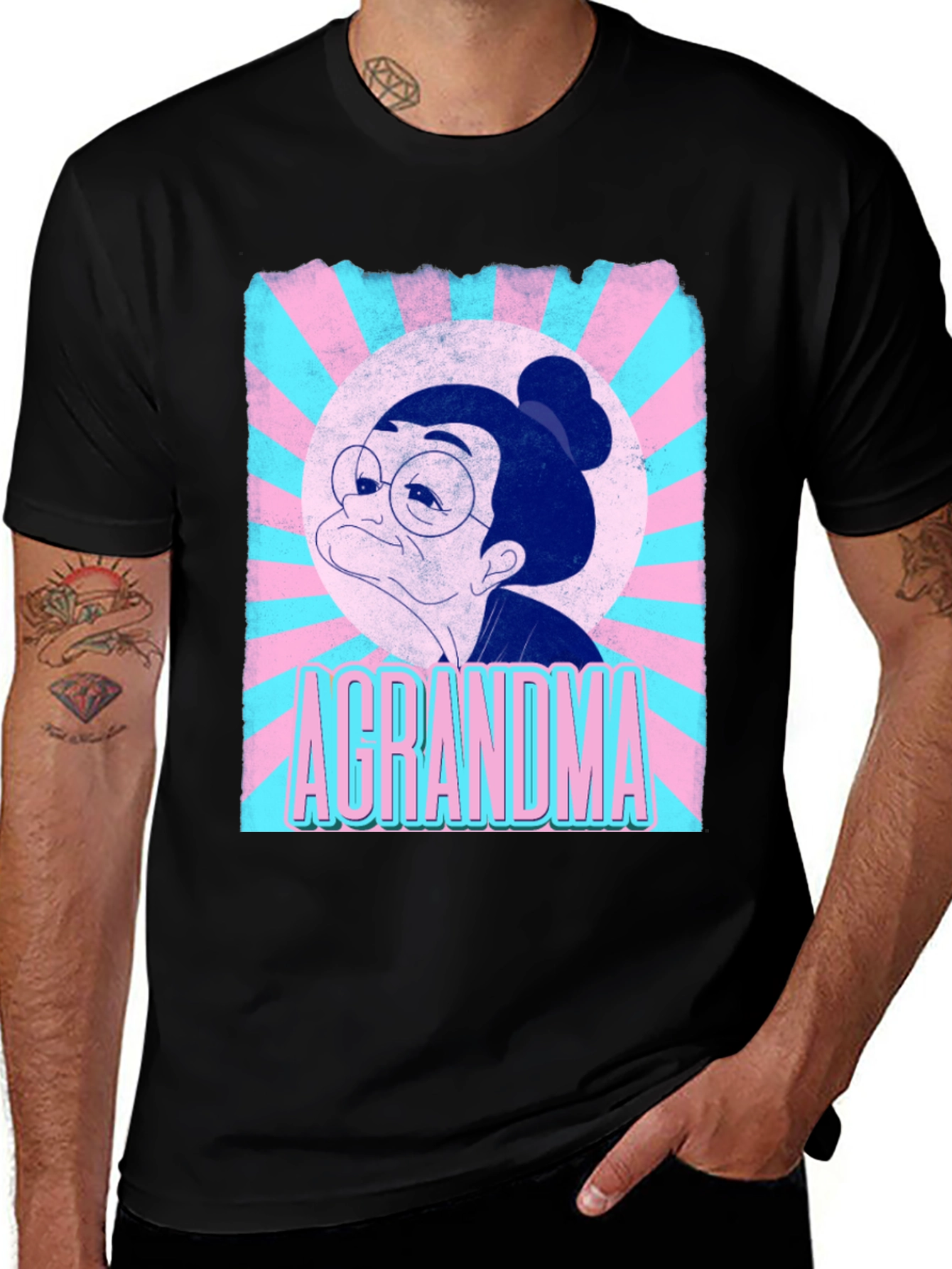 Variant 26 of A GRANDMA T-Shirt - Funny Cartoon Graphic Tee
