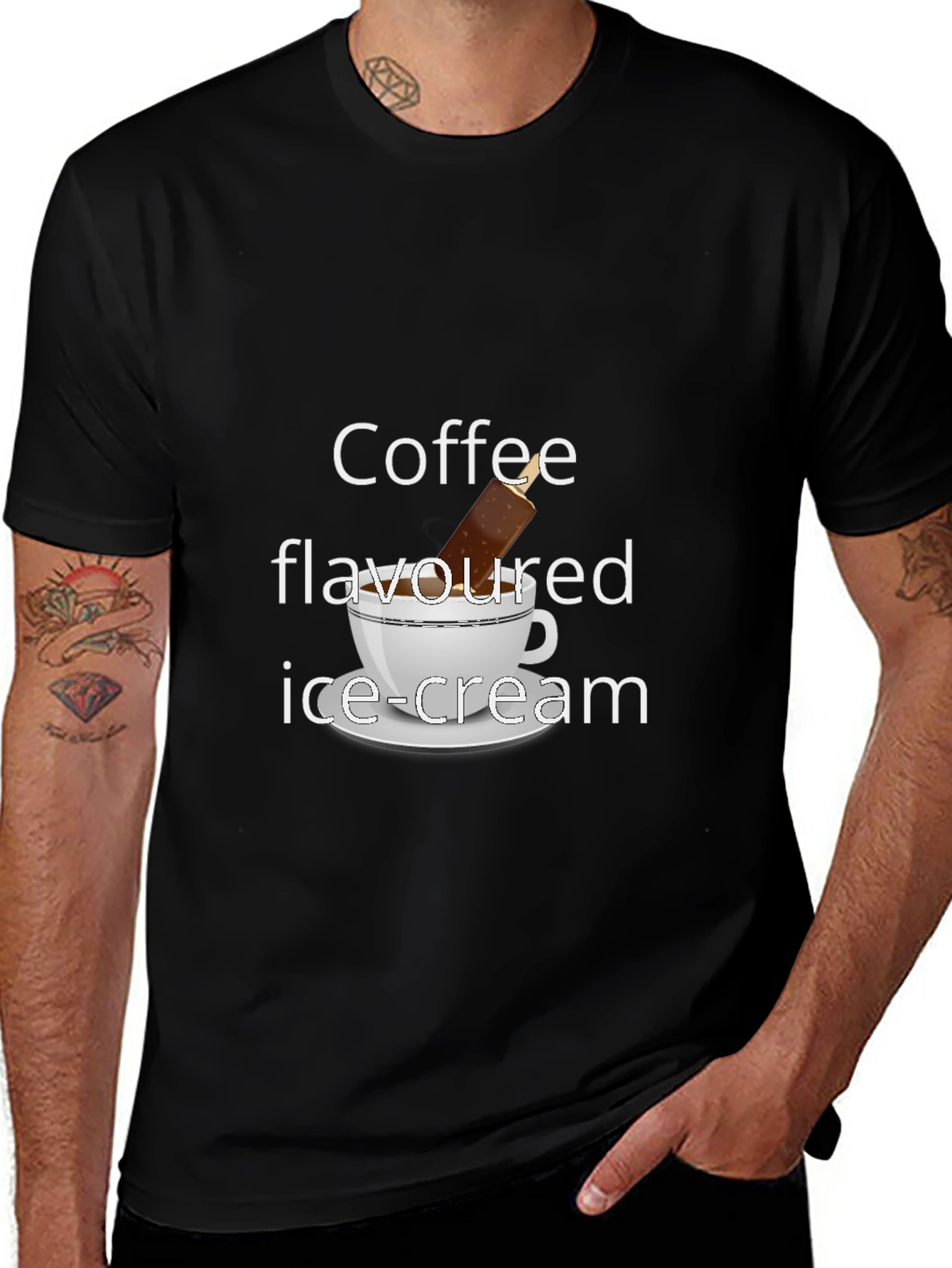 Variant 24 of Coffee Flavored Ice-cream Graphic Tee