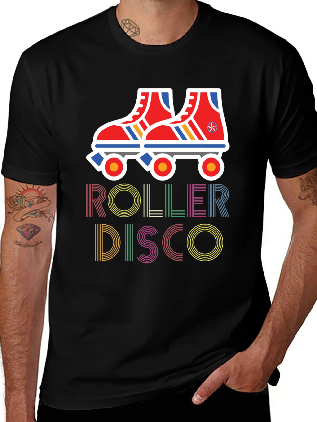 Variant 24 of Retro Roller Disco Graphic Tee