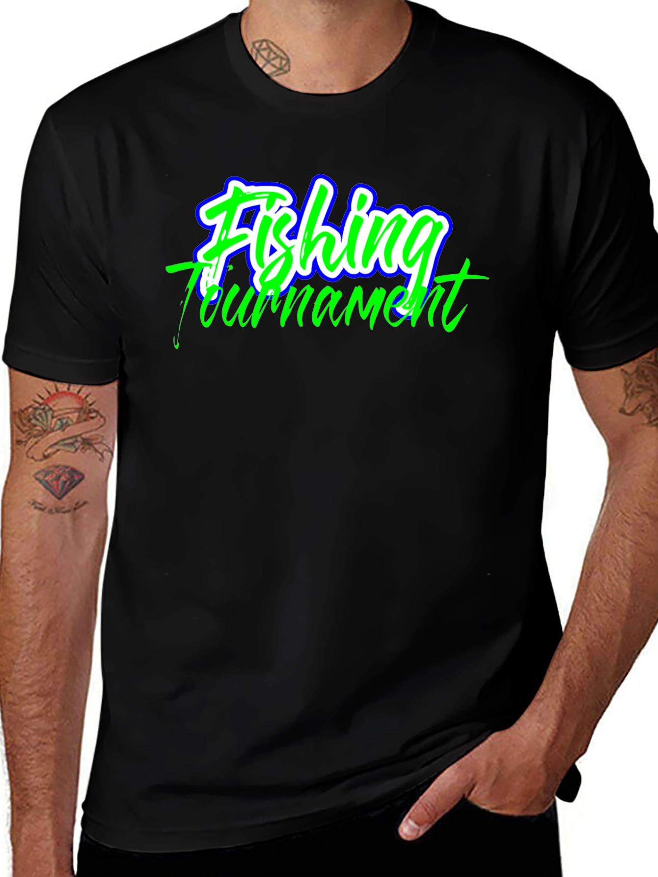 Variant 17 of Fishing Tournament Graphic Tee