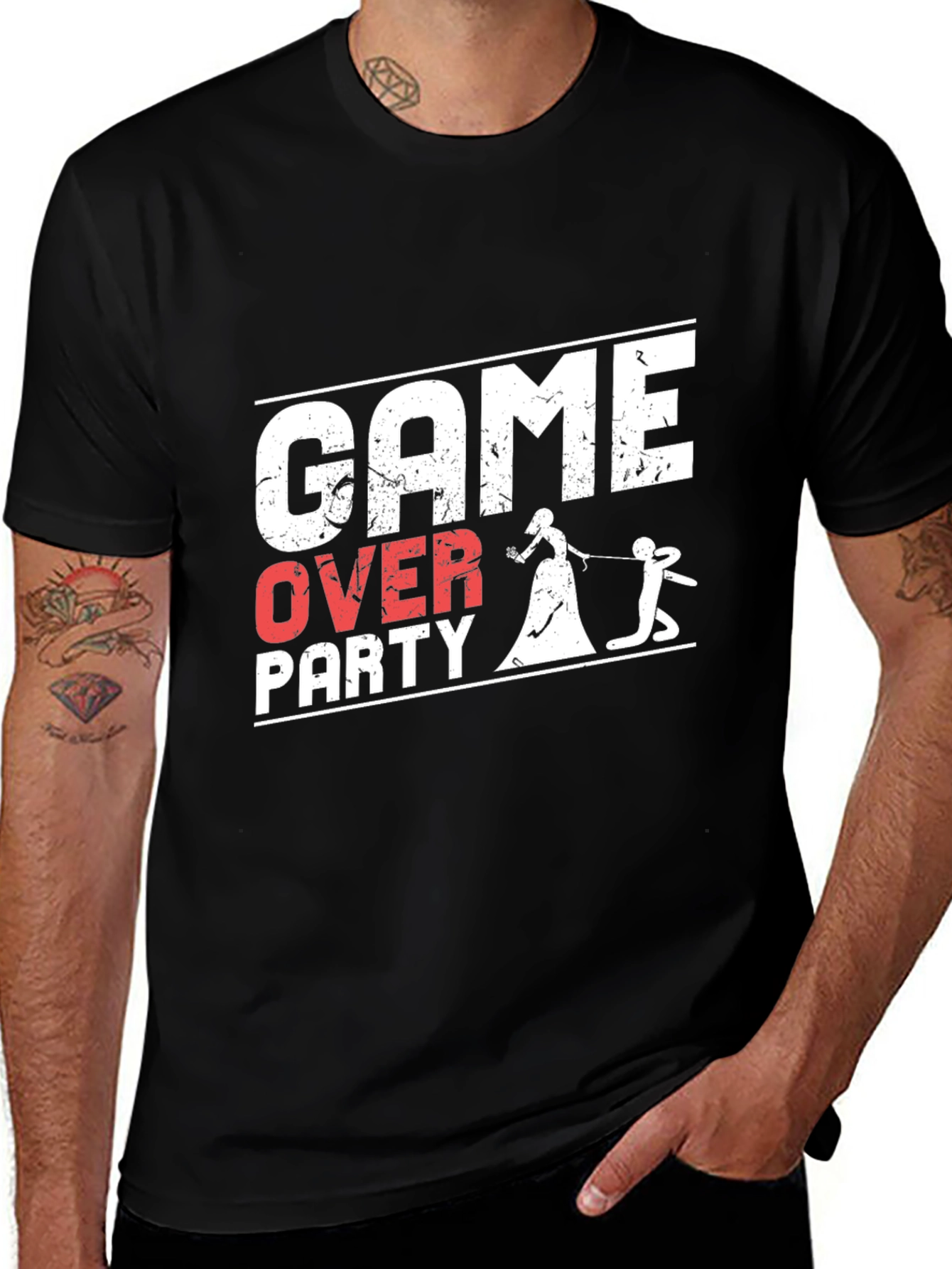 Game Over Party Graphic Tee