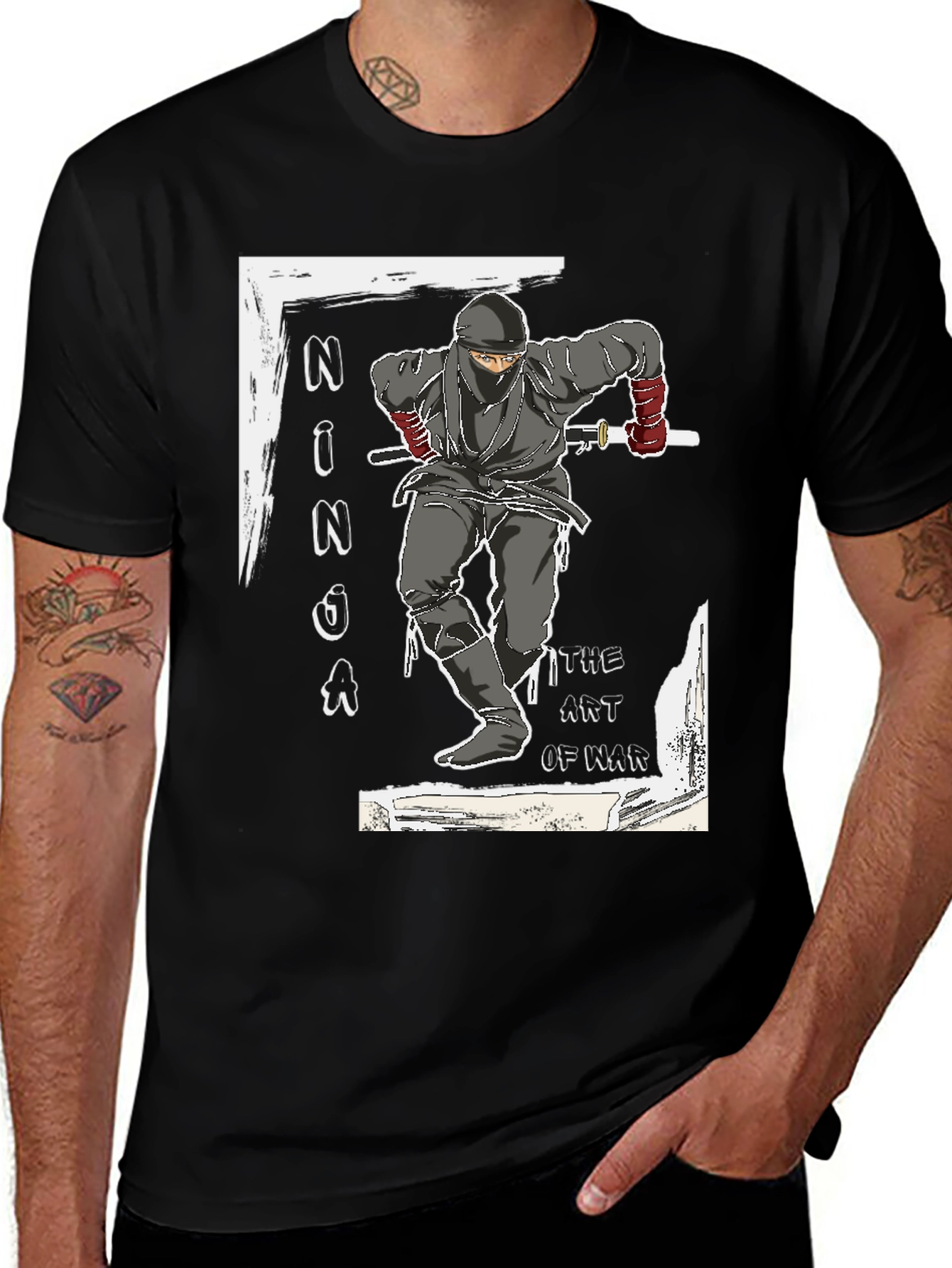Variant 18 of Ninja Art of War T-Shirt - Graphic Tee for Martial Arts Fans