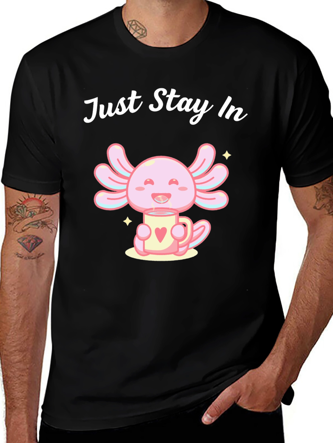 Variant 9 of Just Stay In Axolotl T-Shirt
