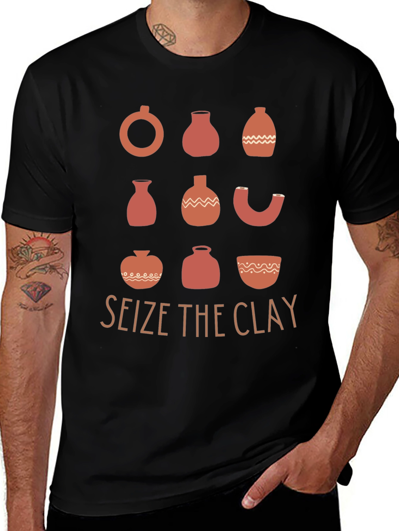 Variant 24 of Seize the Clay Graphic Tee Pottery Lover Gift