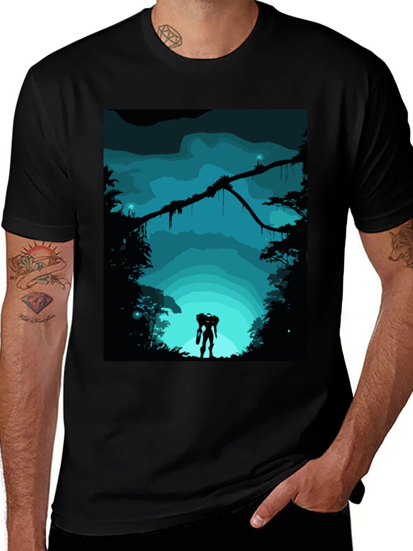 Silhouette Sci-Fi T-Shirt