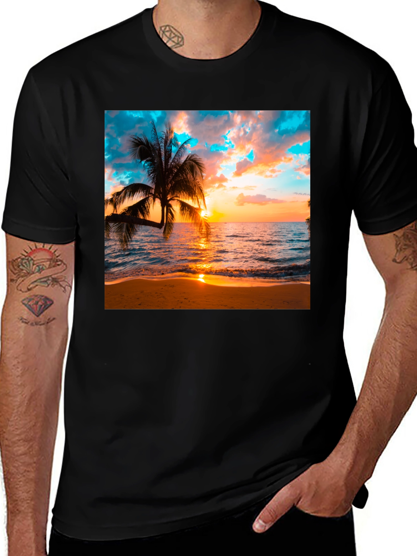 Variant 17 of Sunset Beach T-Shirt