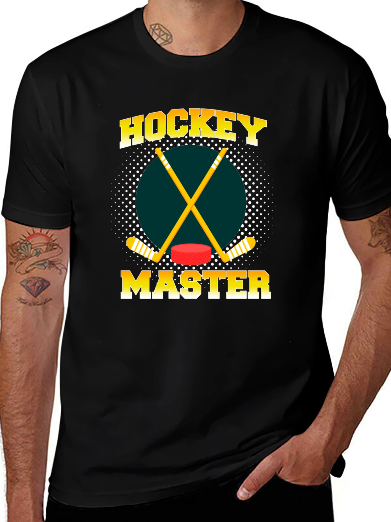 Variant 7 of Hockey Master Graphic T-Shirt