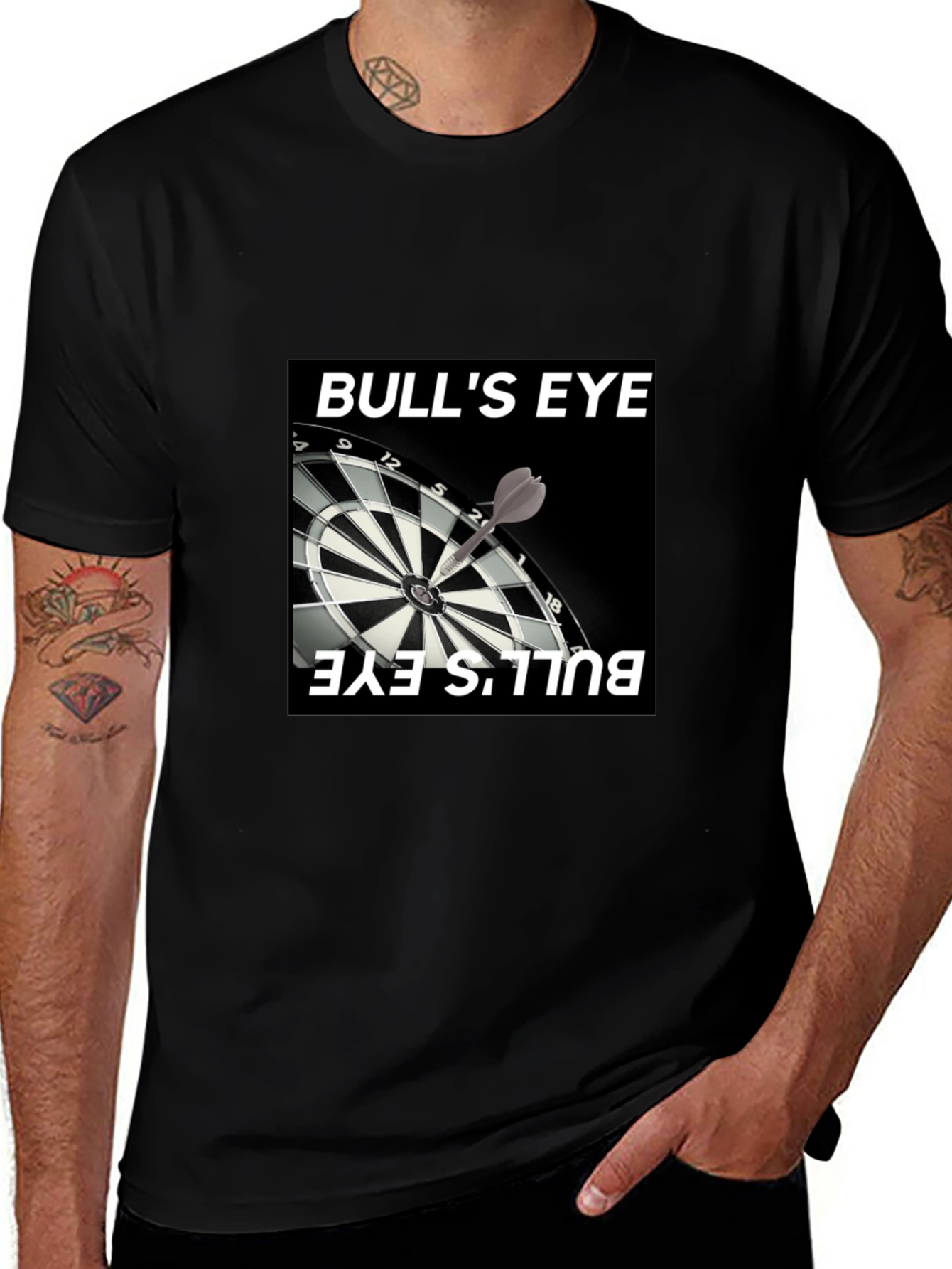 Bull's Eye Dartboard T-Shirt - Perfect Hit!