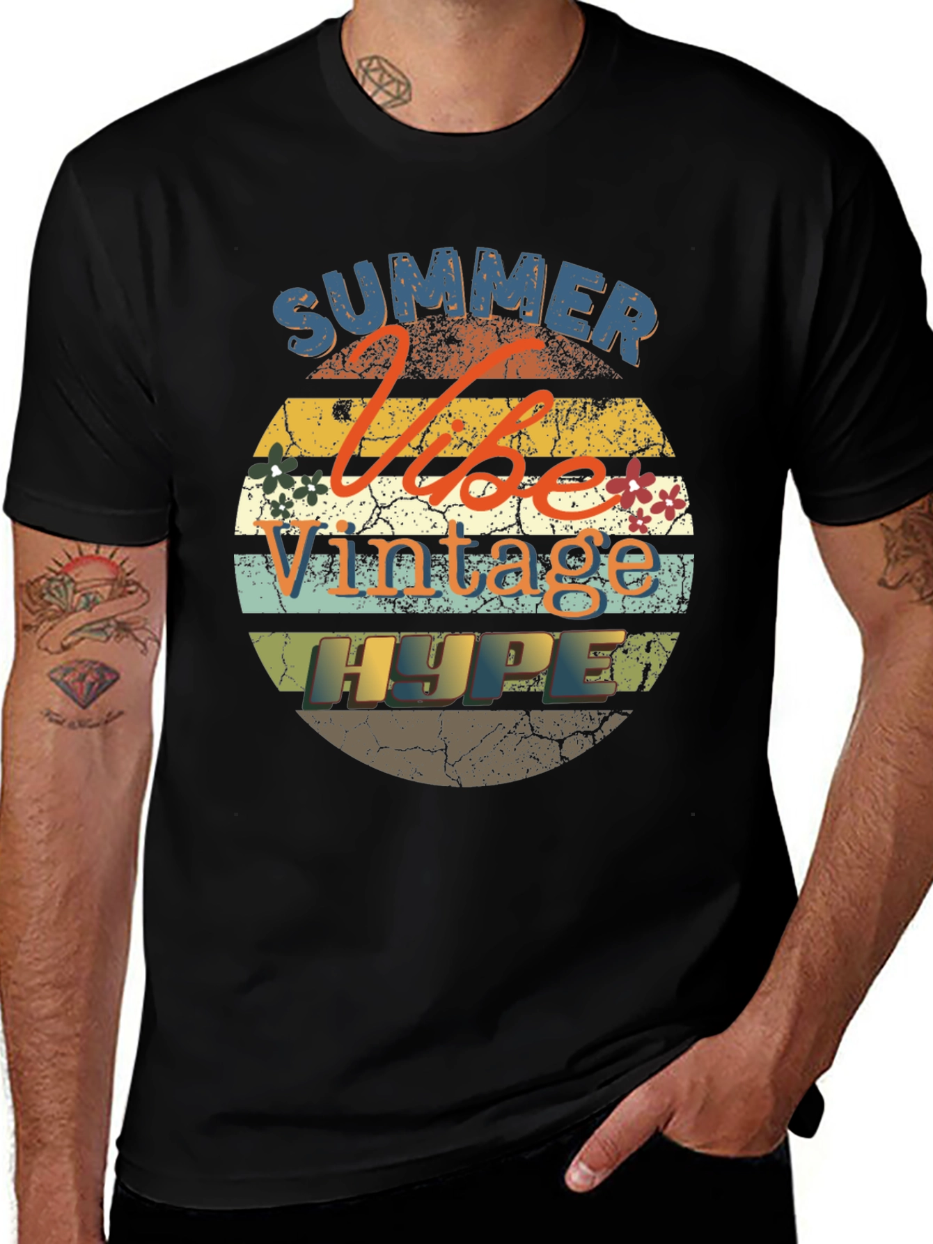 Variant 6 of Summer Vibes Vintage Hype T-Shirt
