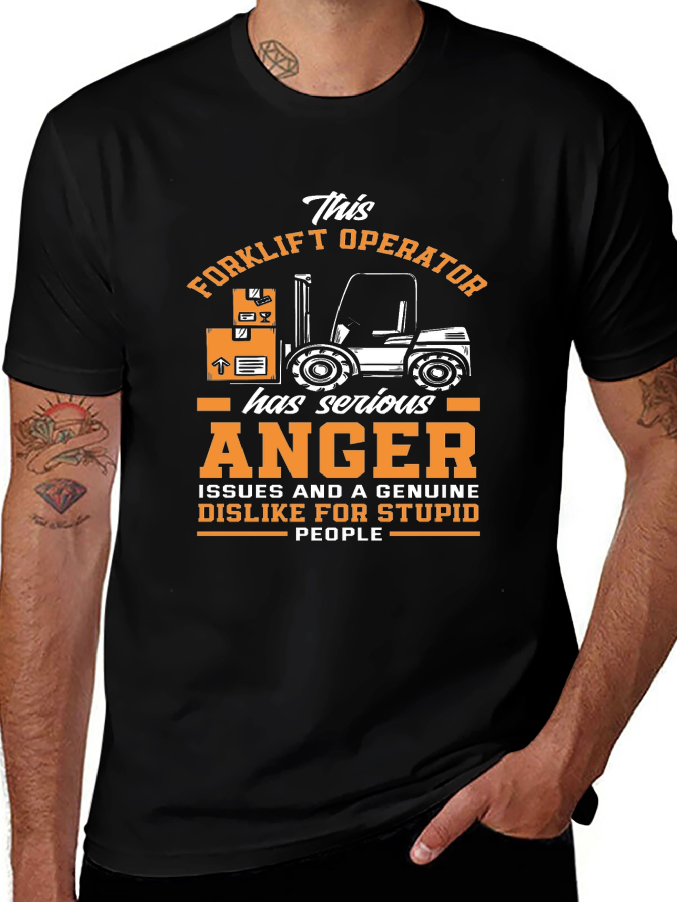 Variant 4 of Forklift Operator Humor T-Shirt