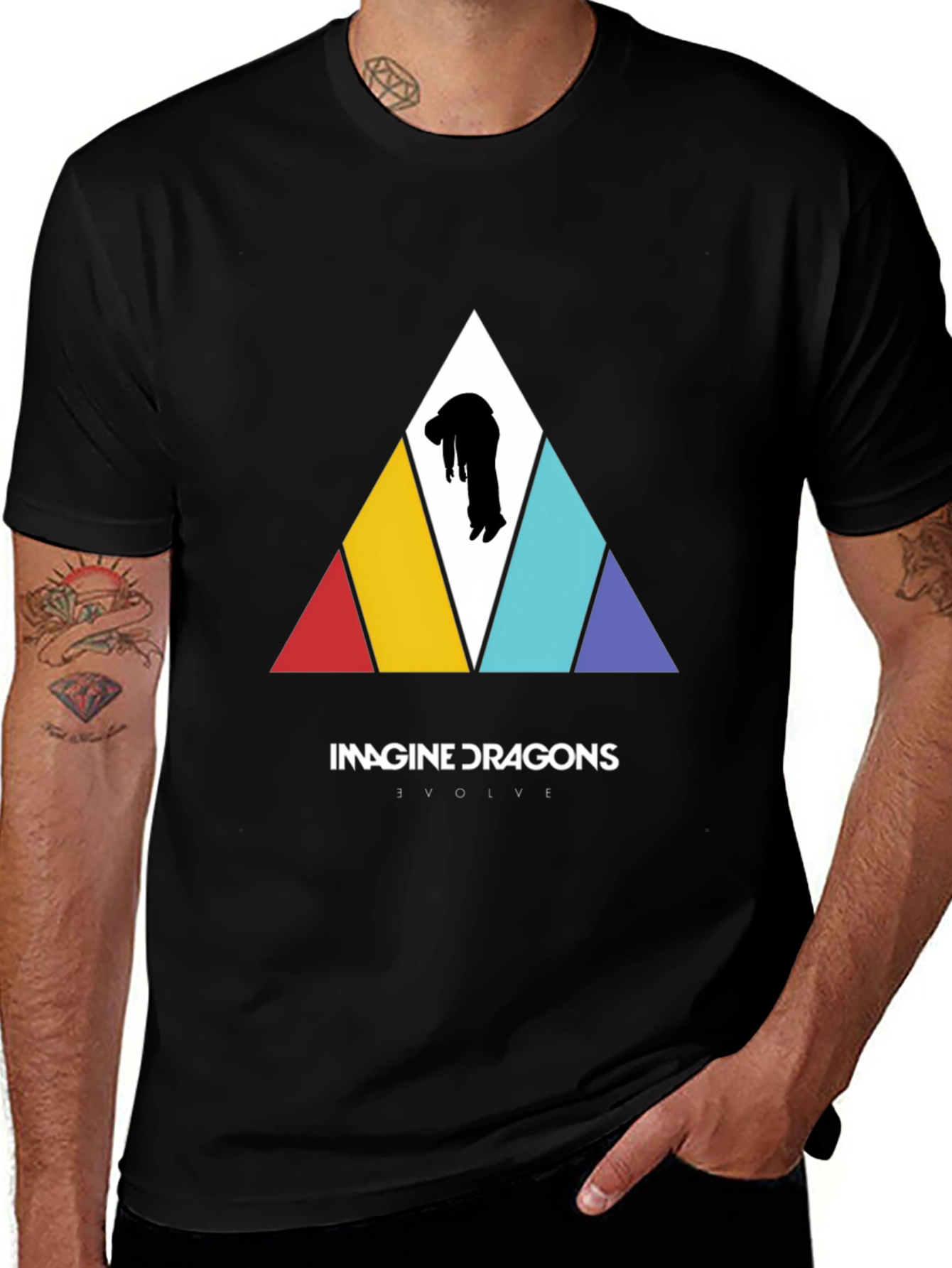 Imagine Dragons Evolve Black Graphic Tee