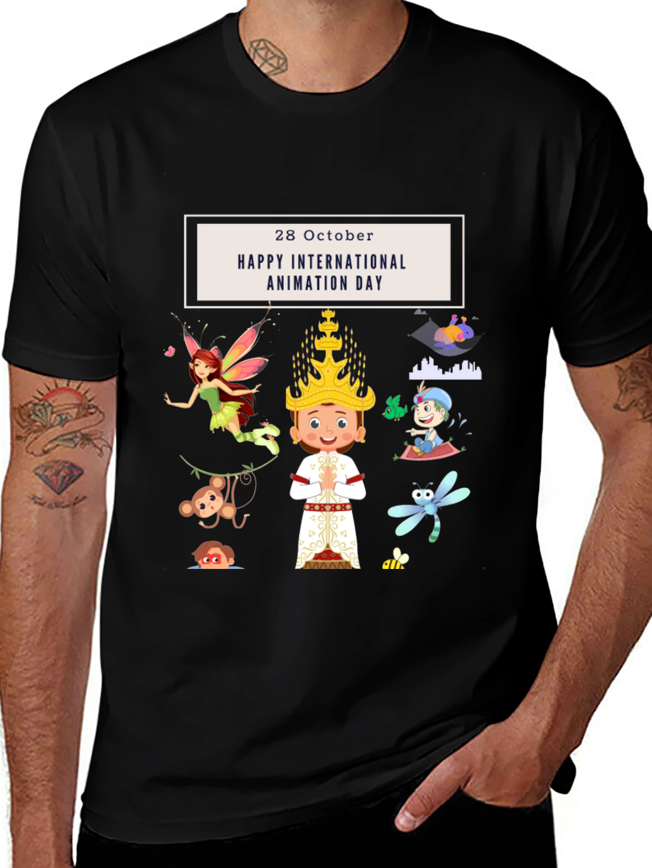 Variant 20 of International Animation Day Graphic Tee