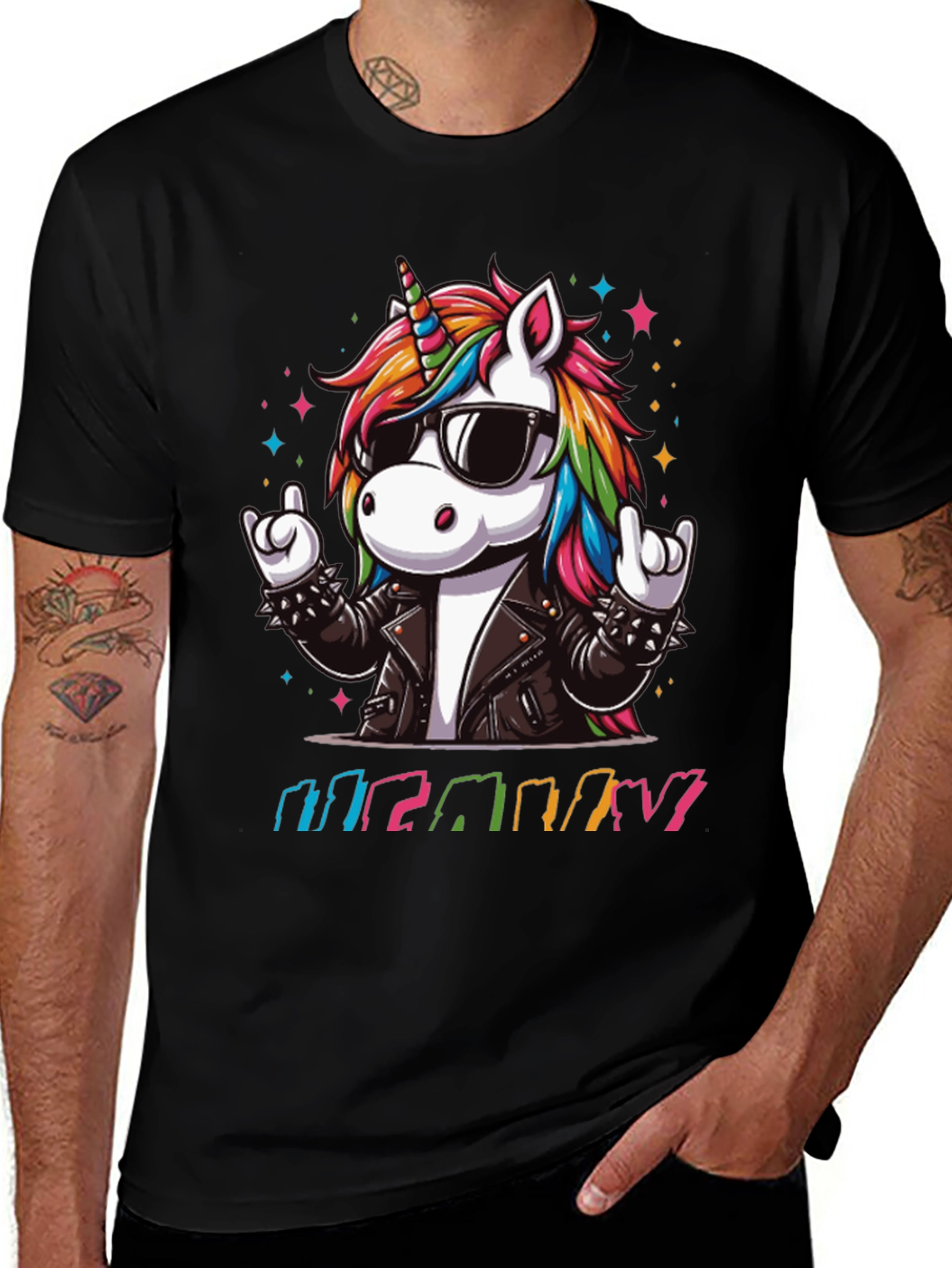 Rockstar Unicorn Graphic Tee