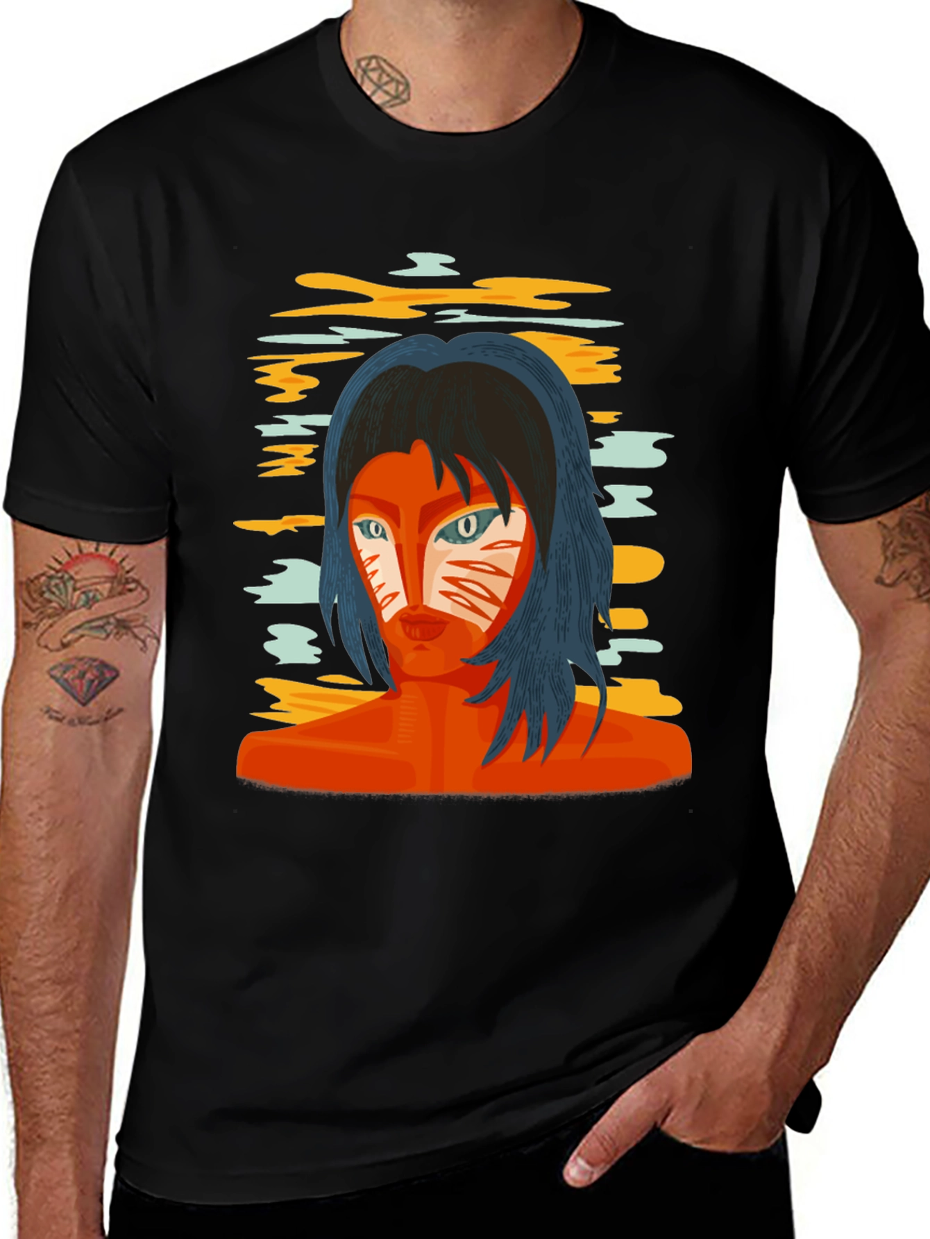 Abstract Art T-Shirt - Unisex Crew Neck