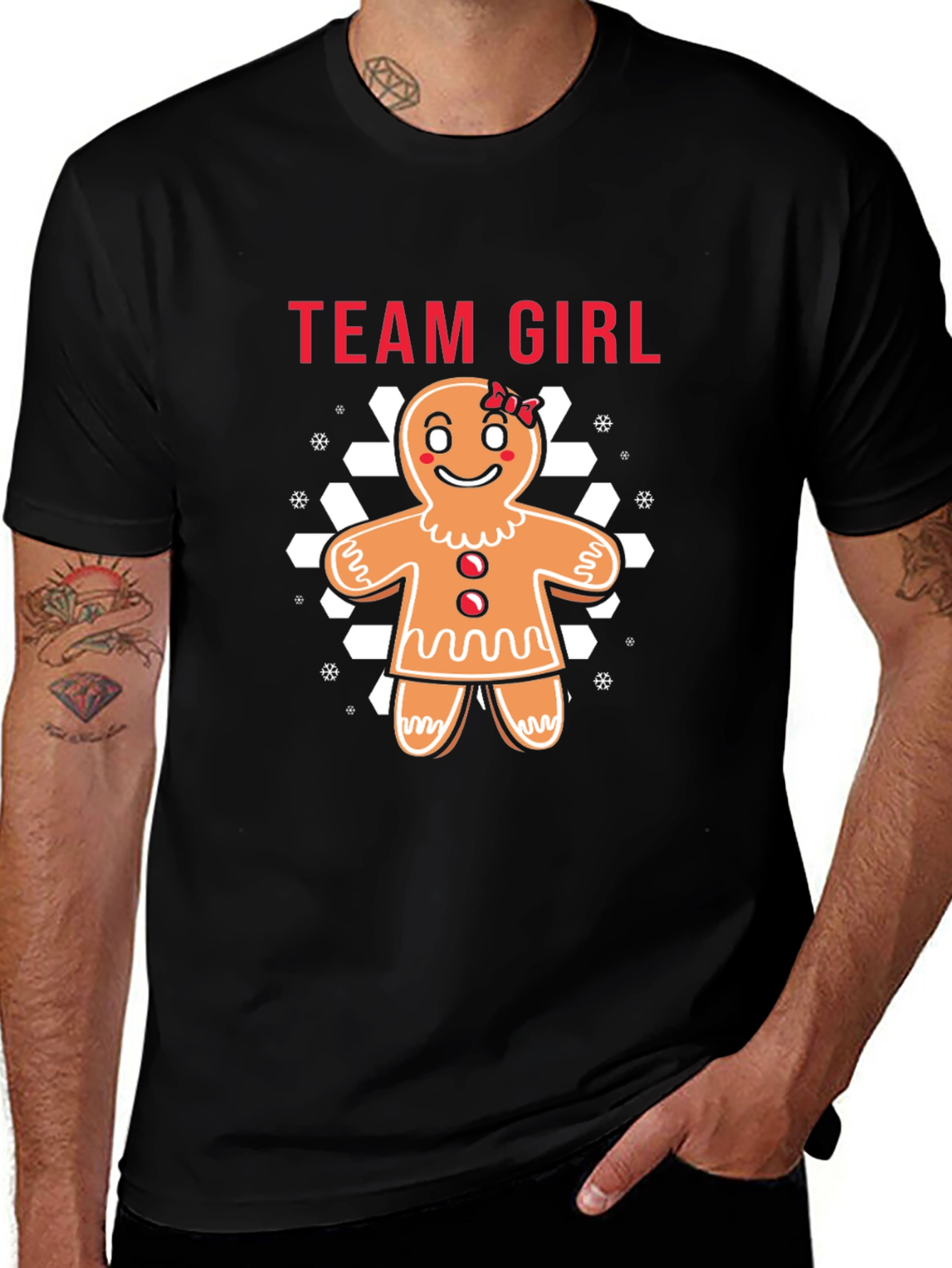 Team Girl Gingerbread T-Shirt