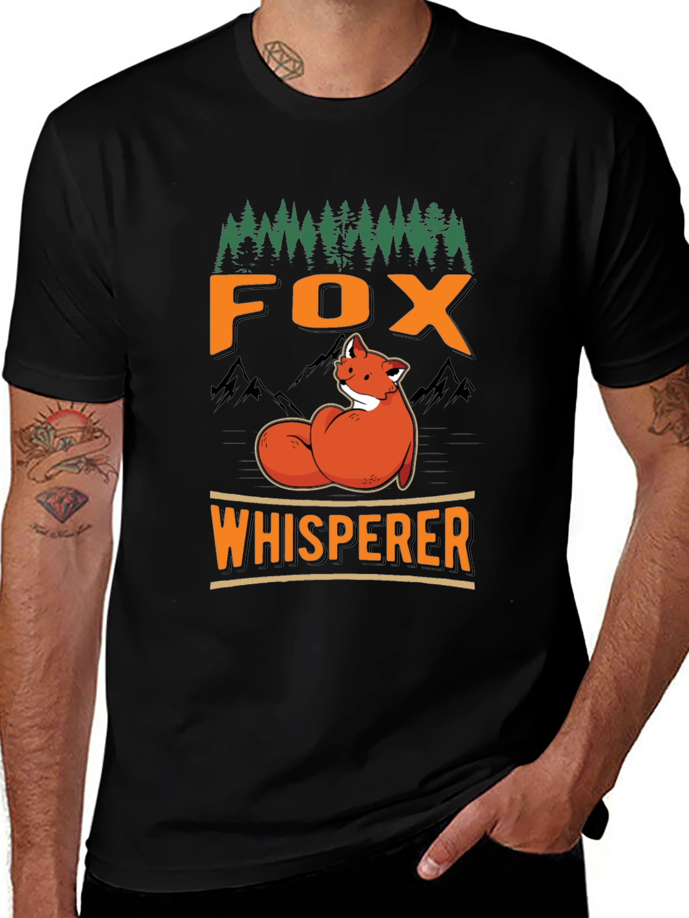Variant 12 of Fox Whisperer T-Shirt - Cute Animal Lover Tee