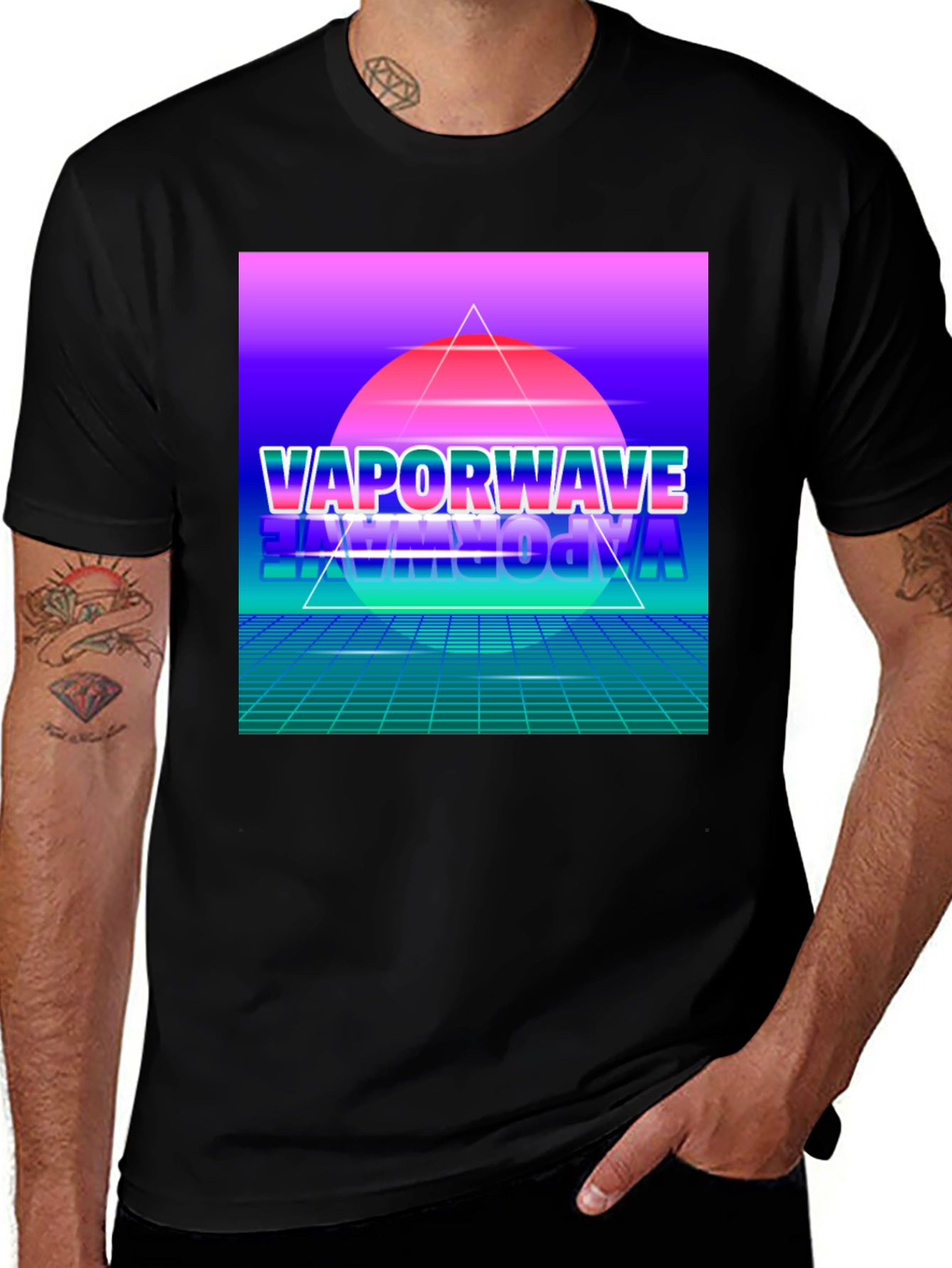 Variant 5 of Vaporwave Aesthetic Retro Graphic T-Shirt