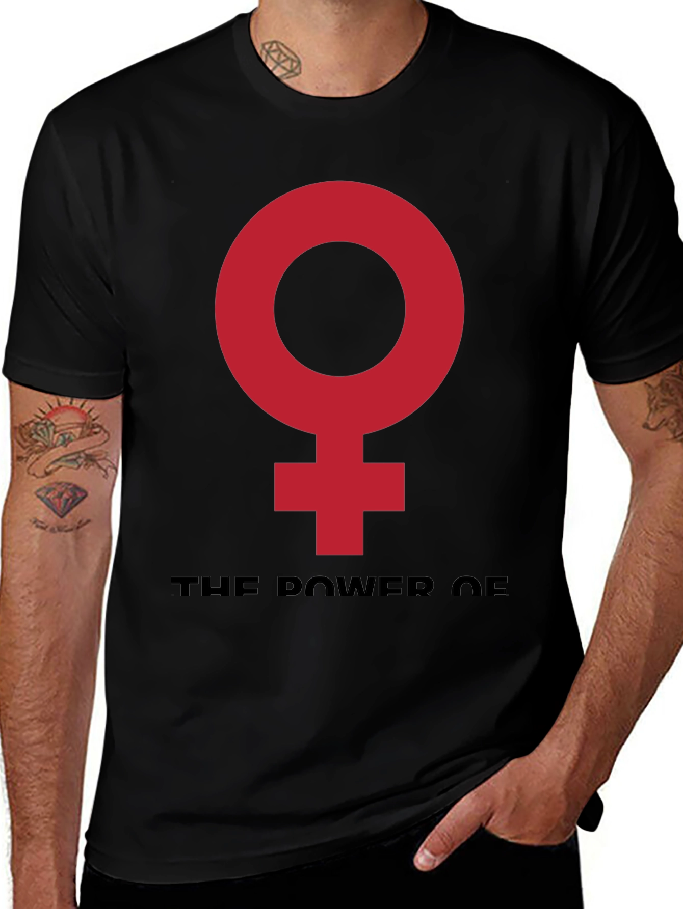 Variant 2 of Feminist Power T-Shirt - Women's Empowerment Tee
