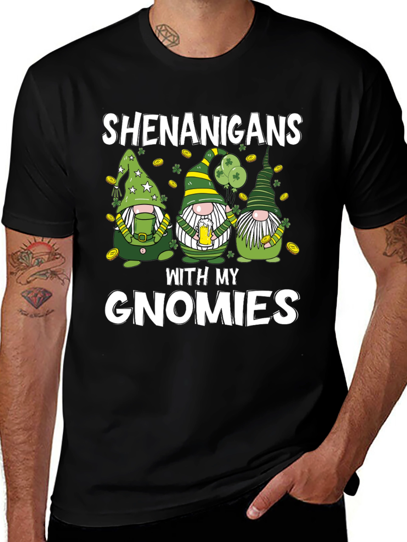 Variant 9 of St. Patrick's Day Shenanigans Gnome Tee