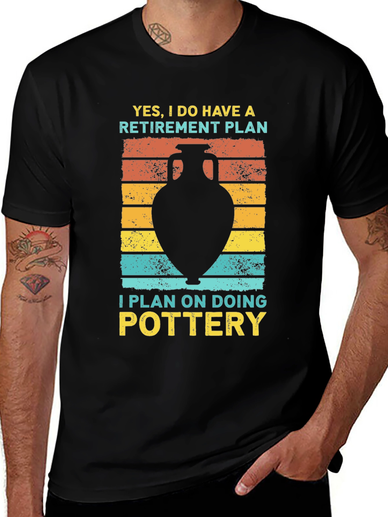Variant 7 of Pottery Retirement Plan T-Shirt