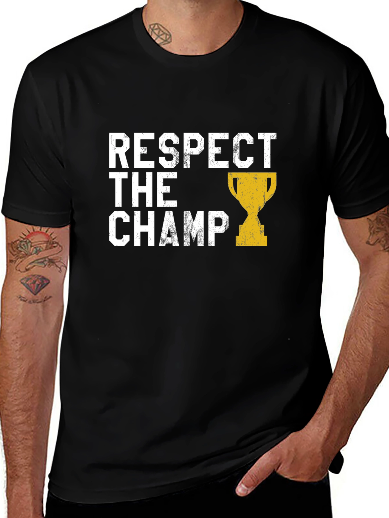 Variant 15 of Respect the Champ Graphic T-Shirt