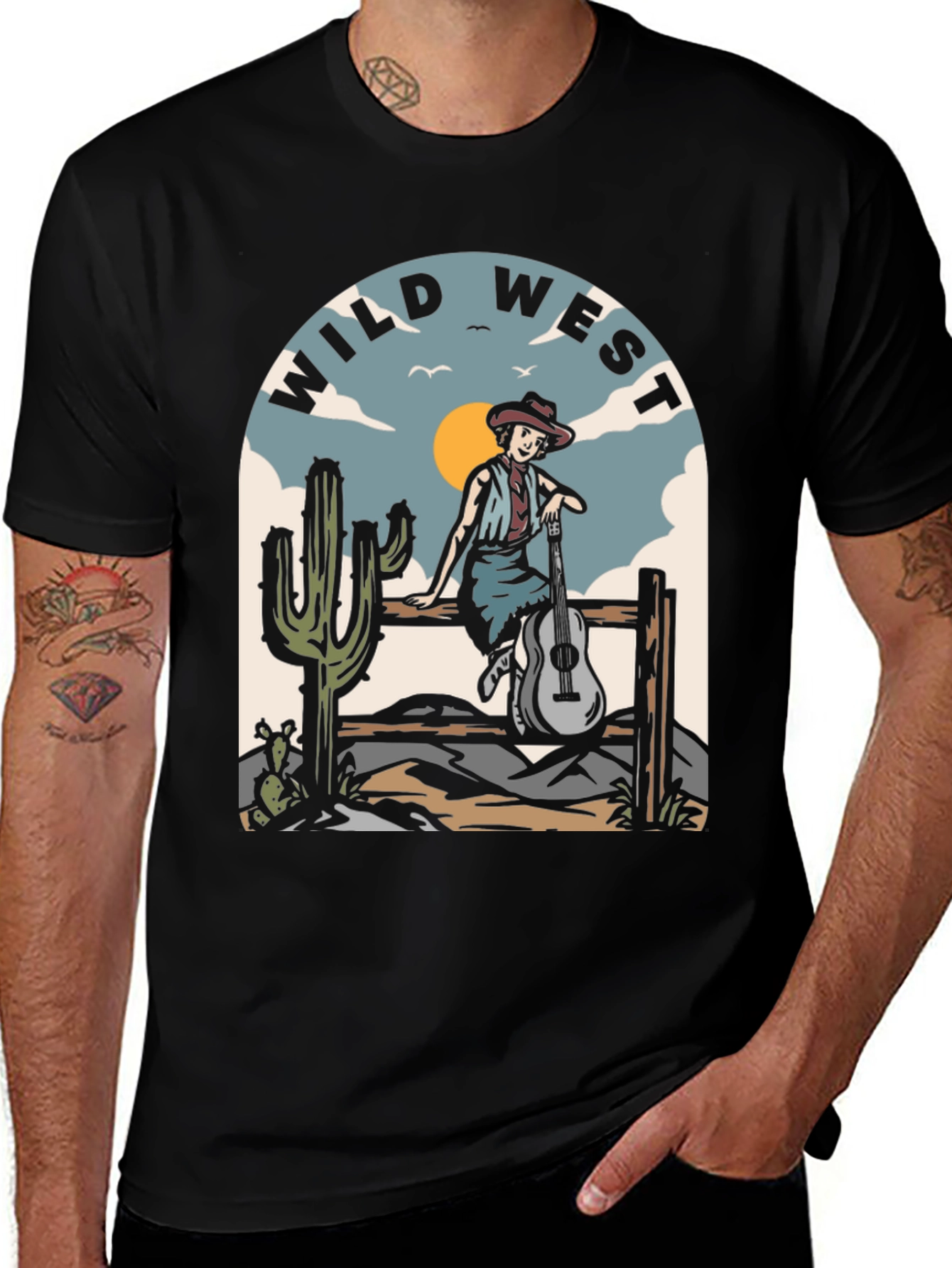 Variant 2 of Wild West Graphic Tee