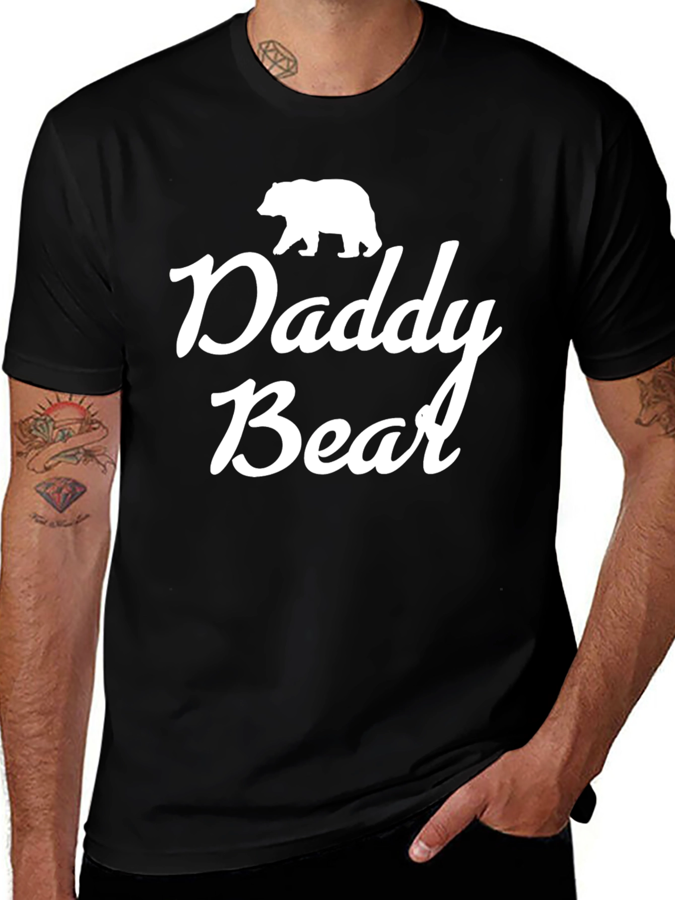 Daddy Bear Graphic T-Shirt - Father's Day Gift