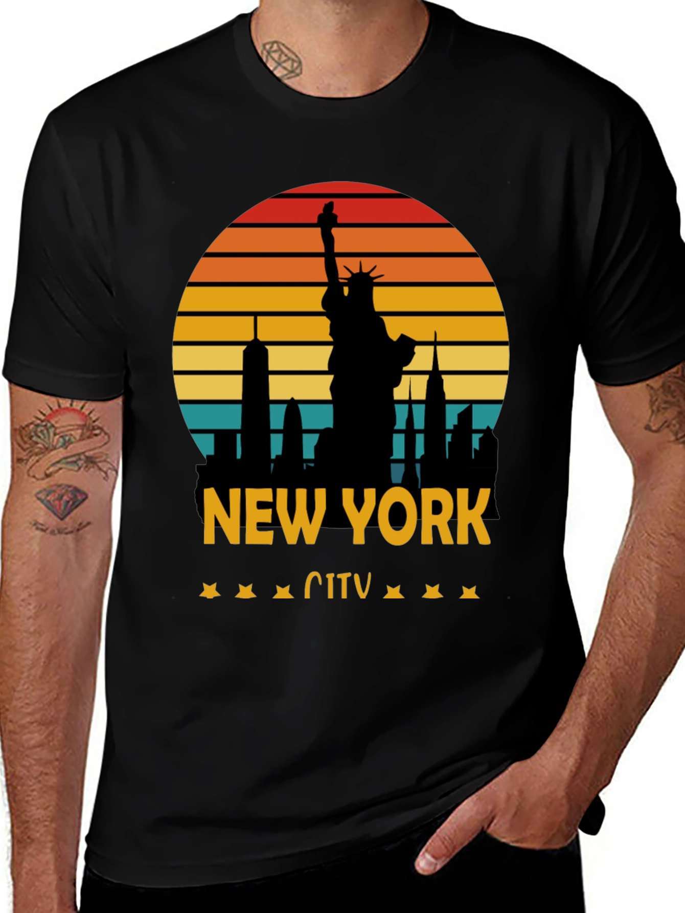 Variant 4 of New York City Sunset Graphic Tee