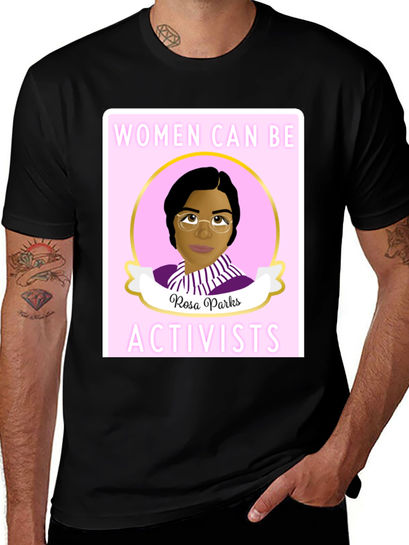 Rosa Parks Activist T-Shirt - Women Can Be Activists Tee