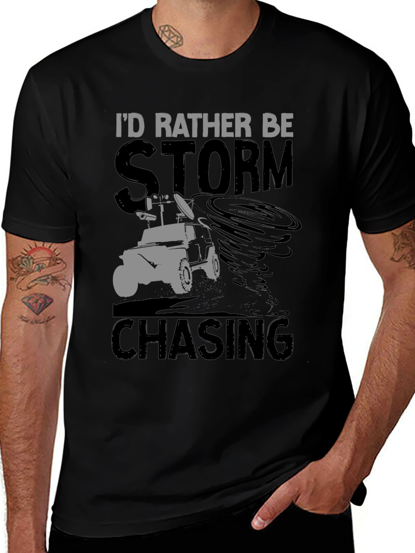 Variant 7 of Storm Chaser T-Shirt - Weather Enthusiast Tee