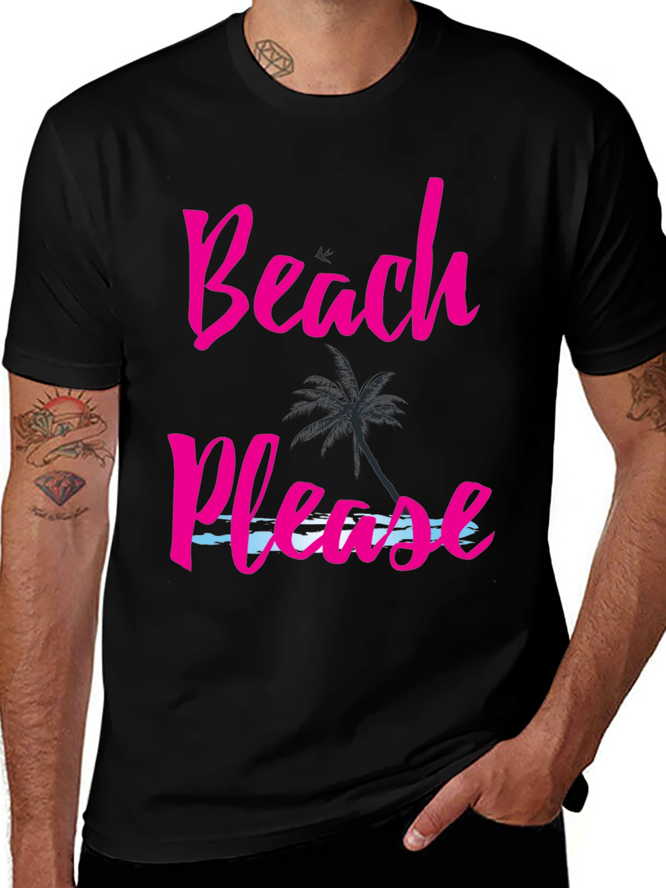 Variant 30 of Beach Please Graphic Tee
