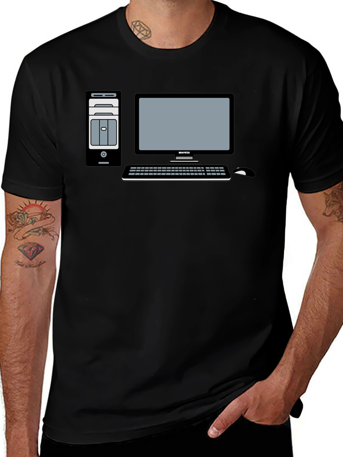 Variant 11 of Classic Computer Tee - Retro PC T-Shirt