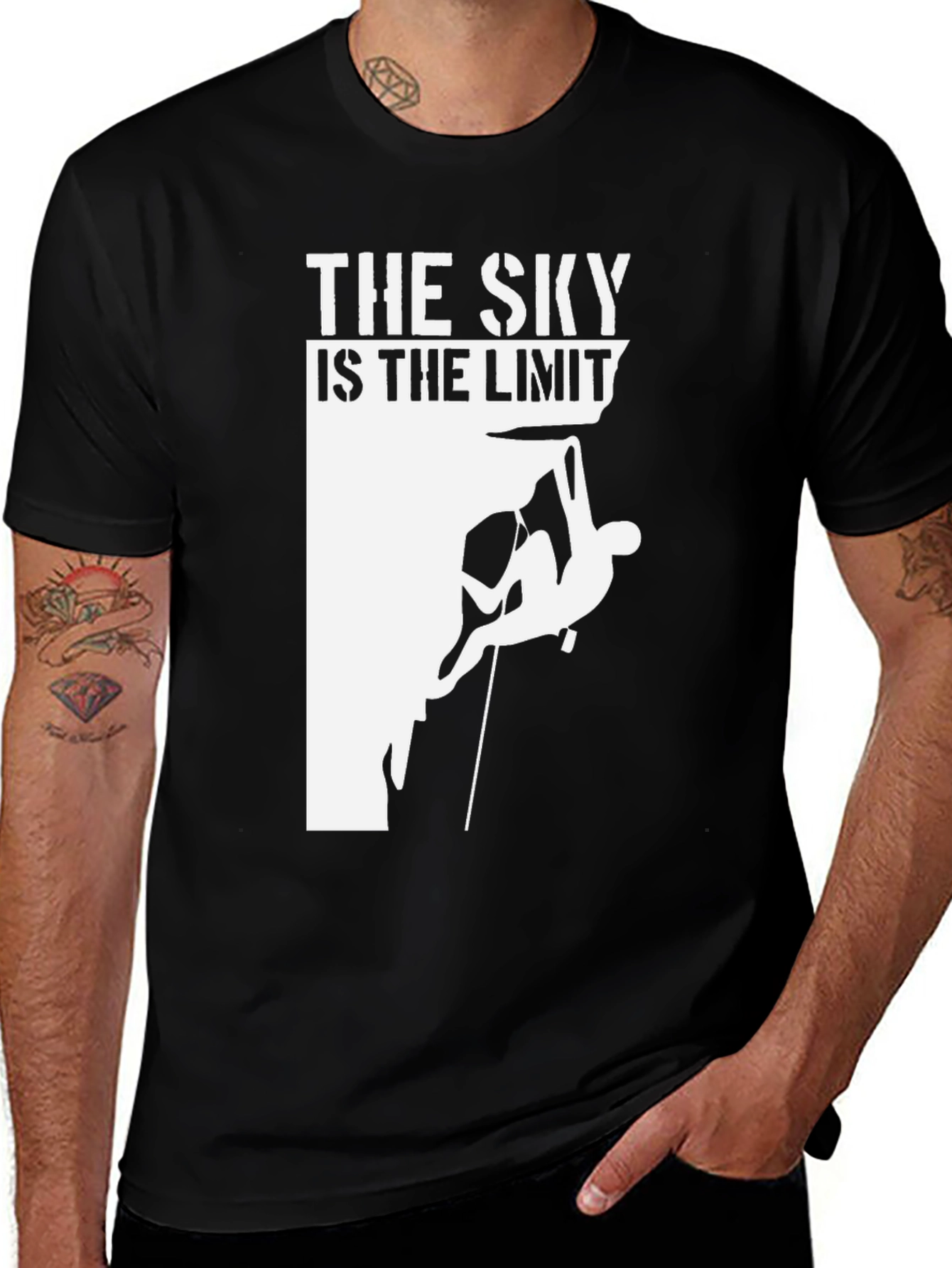 Variant 13 of The Sky Is The Limit Climbing T-Shirt