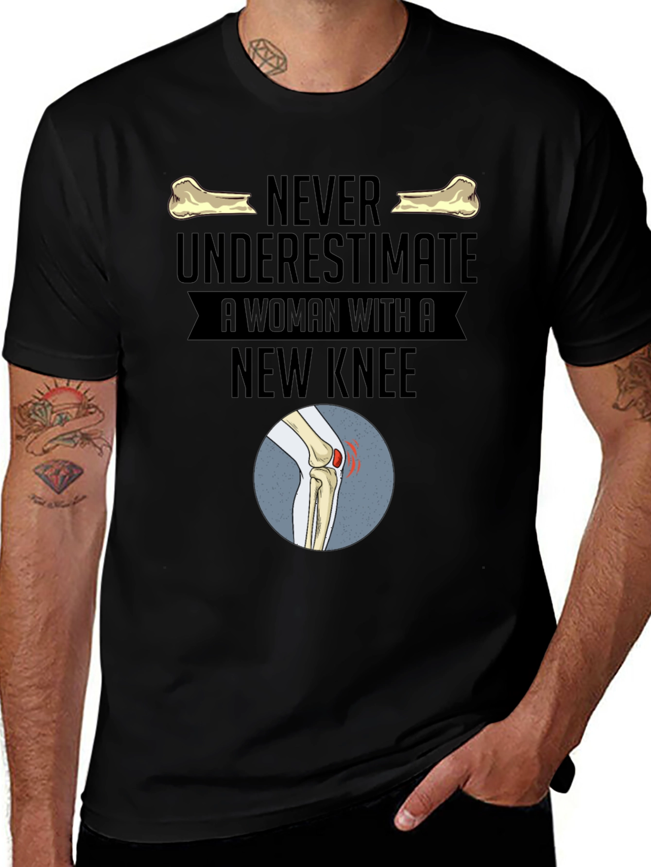 Variant 7 of New Knee Woman Graphic Tee