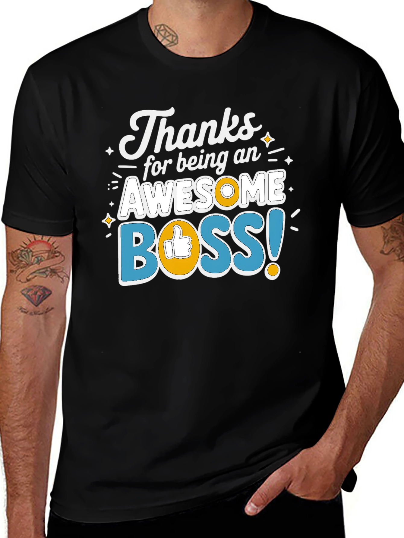 Variant 4 of Awesome Boss Graphic Tee - Great Gift!