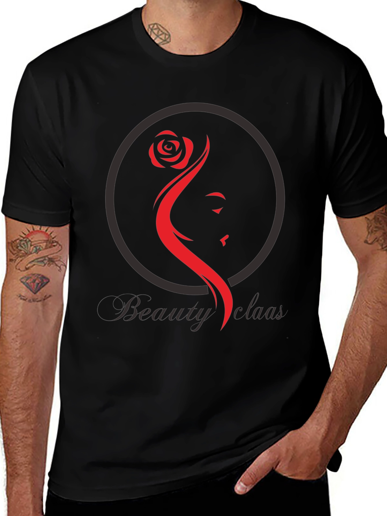 Variant 26 of Elegant Beauty Rose T-Shirt - Stylish Graphic Tee