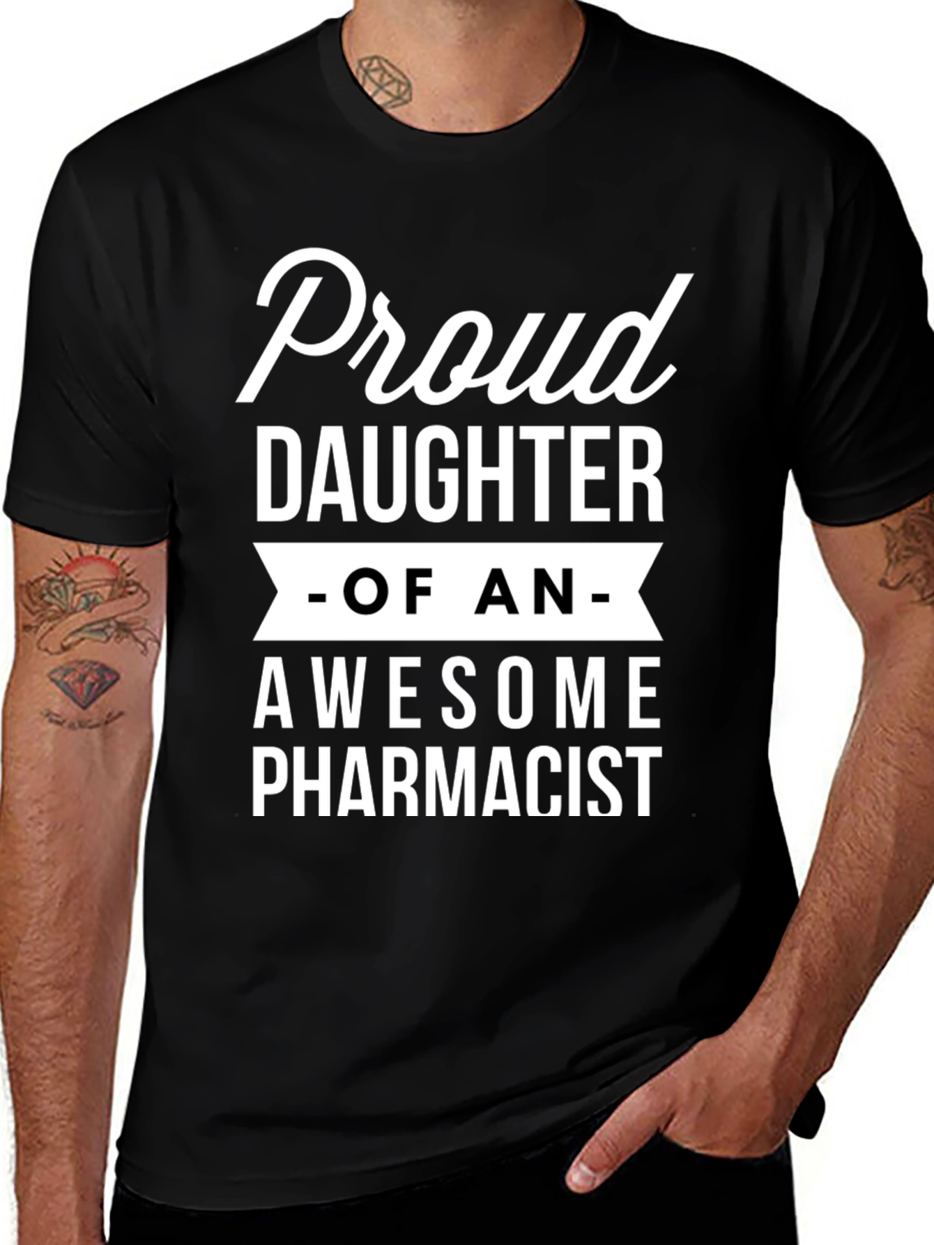 Variant 27 of Proud Daughter of an Awesome Pharmacist T-Shirt