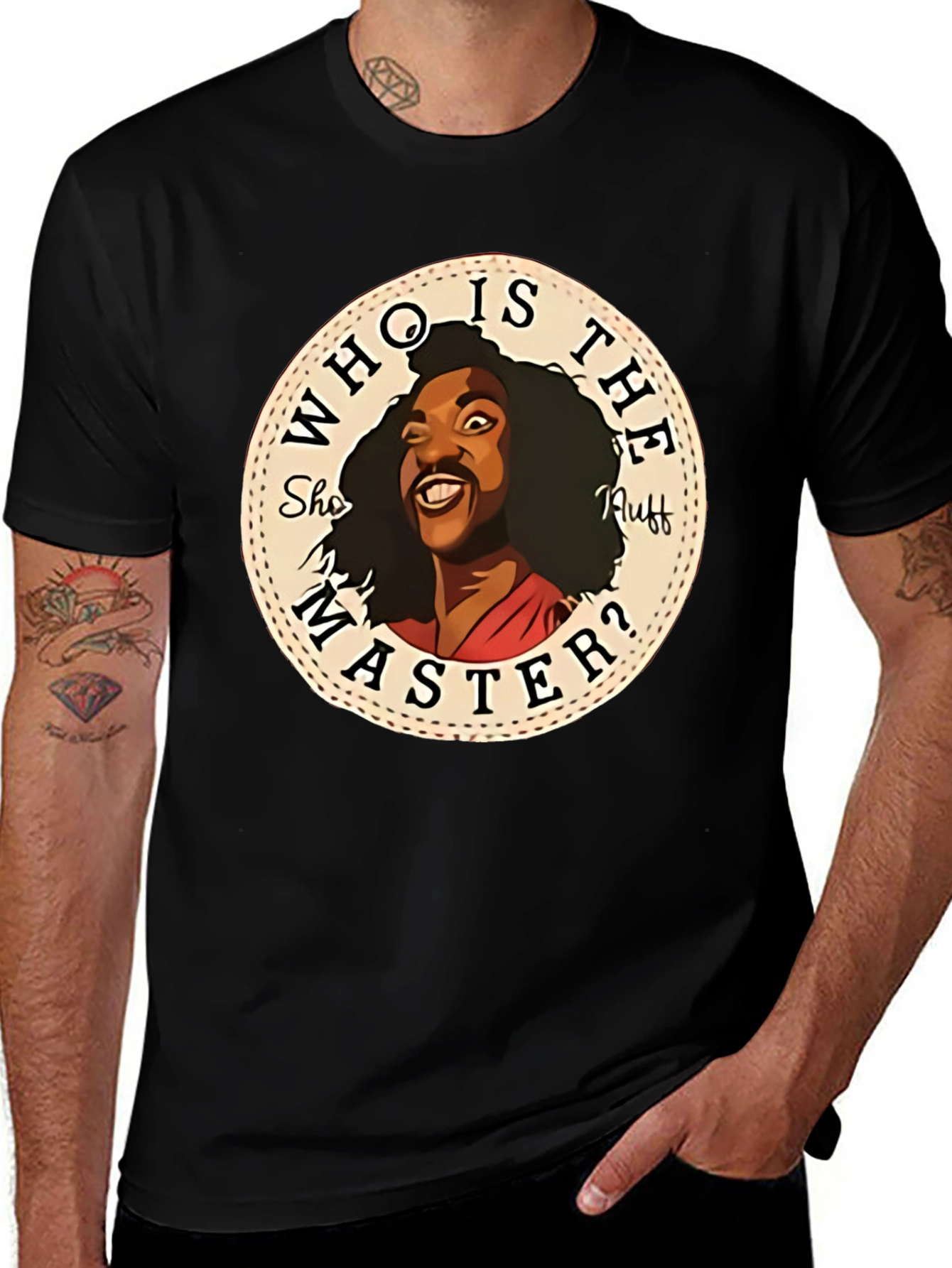 Variant 22 of Who is The Master T-Shirt