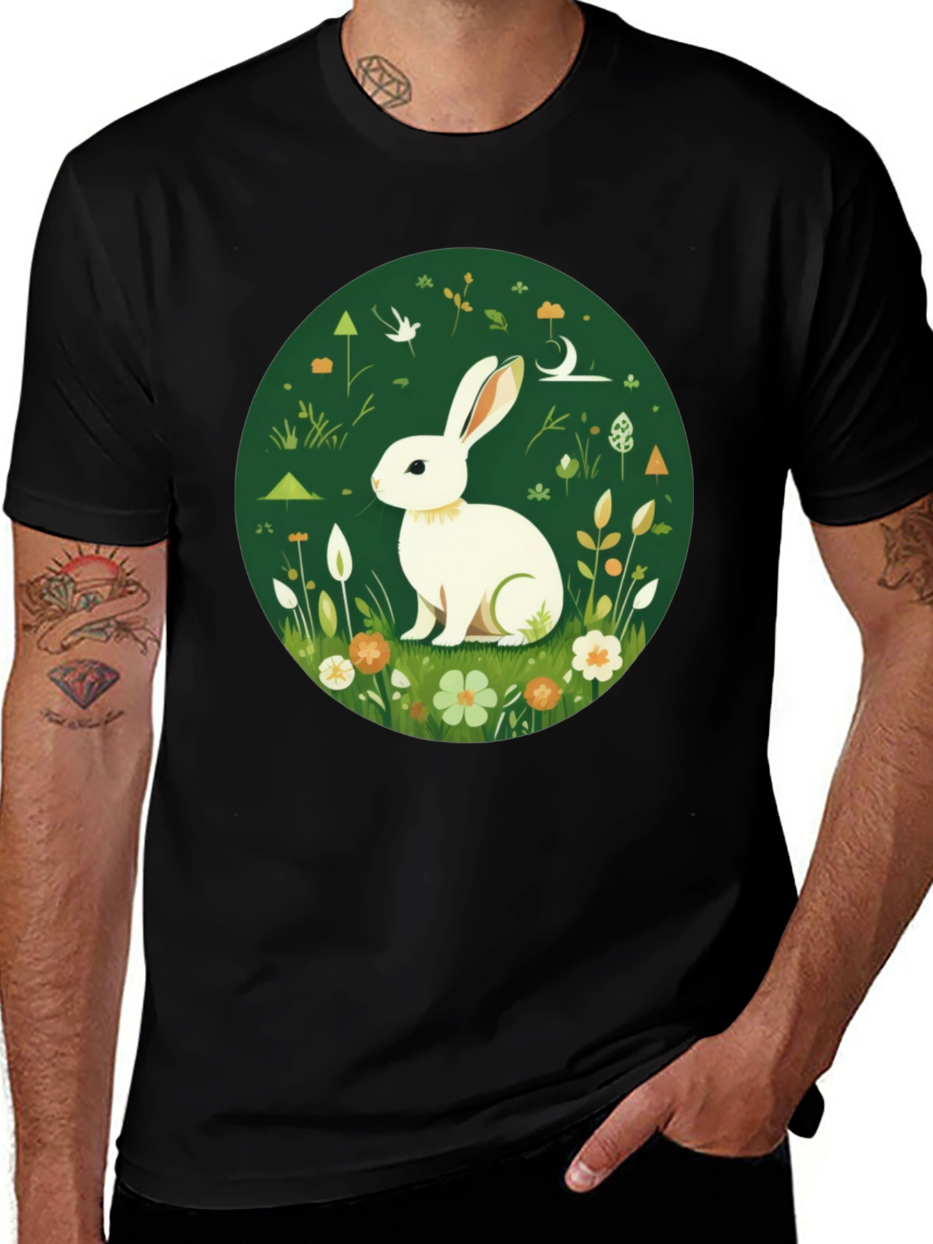 Variant 26 of Rabbit Meadow T-Shirt