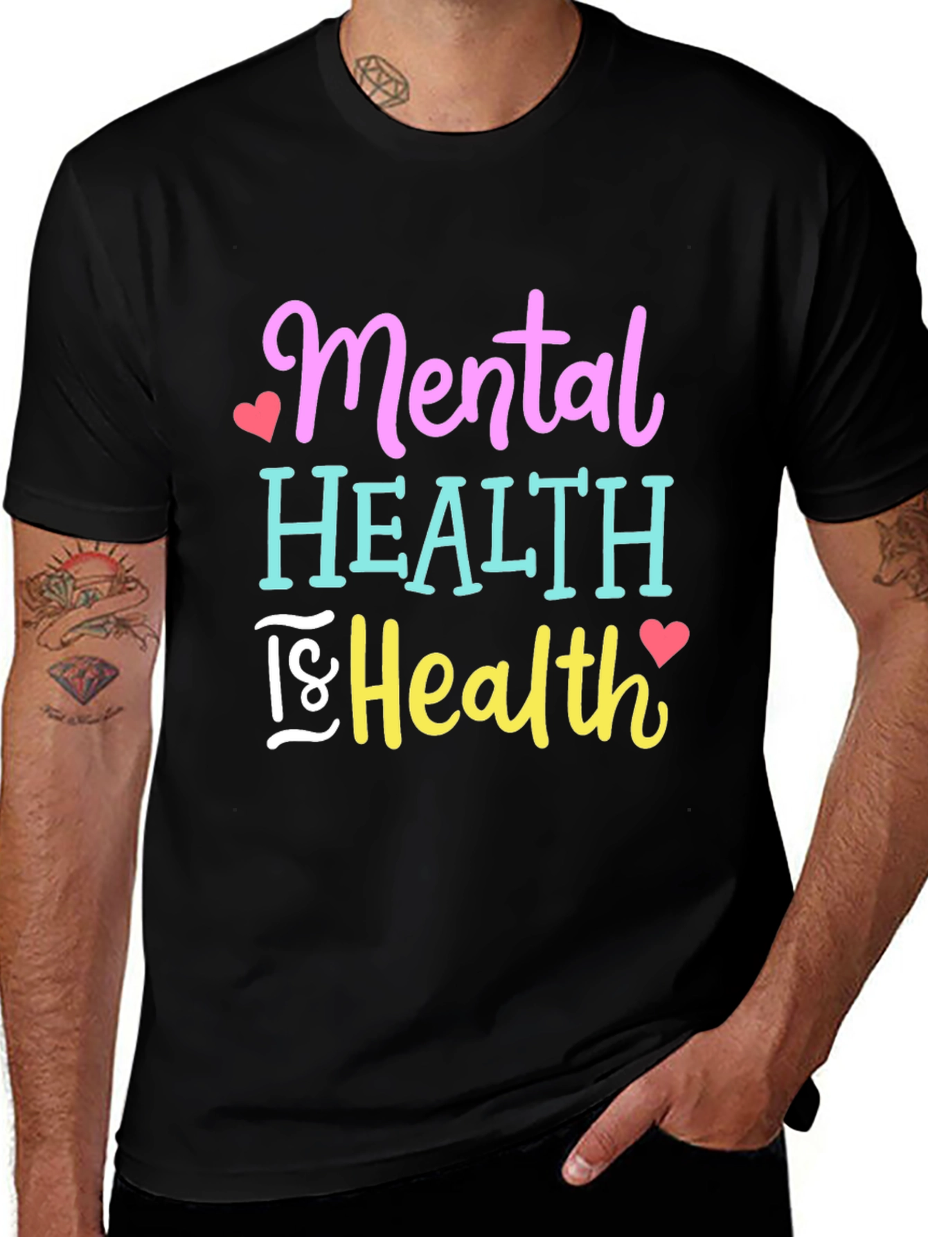 Variant 20 of Mental Health is Health Graphic T-Shirt