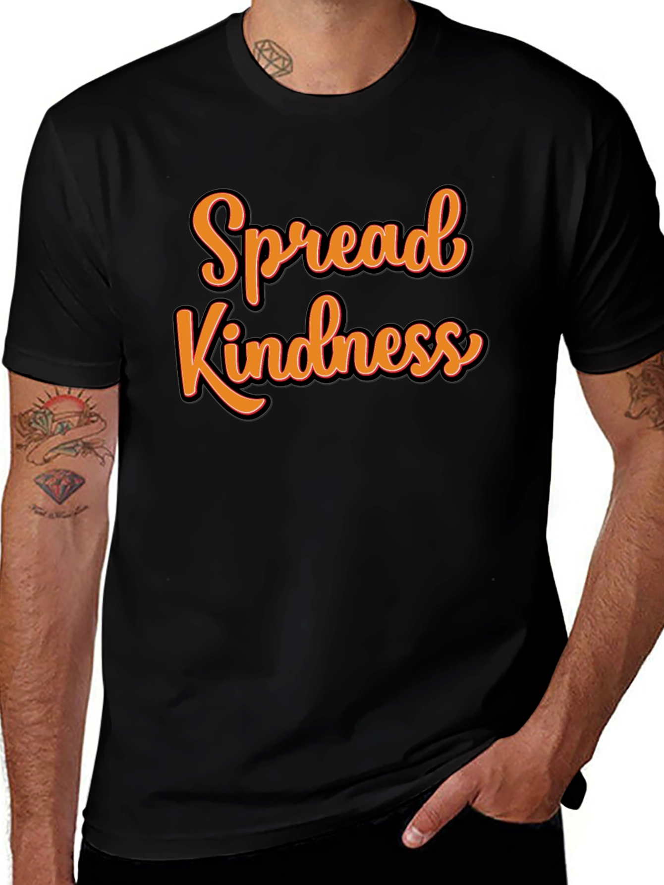 Variant 21 of Spread Kindness Graphic Tee - Positive Message T-Shirt